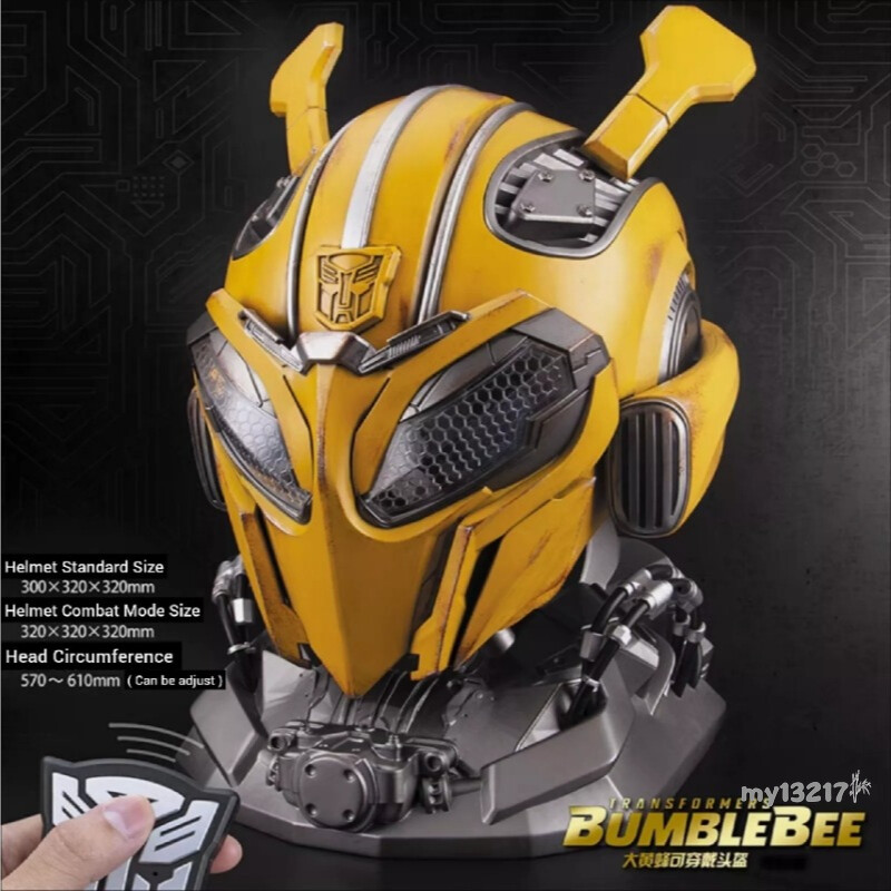 Killerbody Transforms Bumblebee 1:1 Electronic Remote & Voice Controlled Helmet