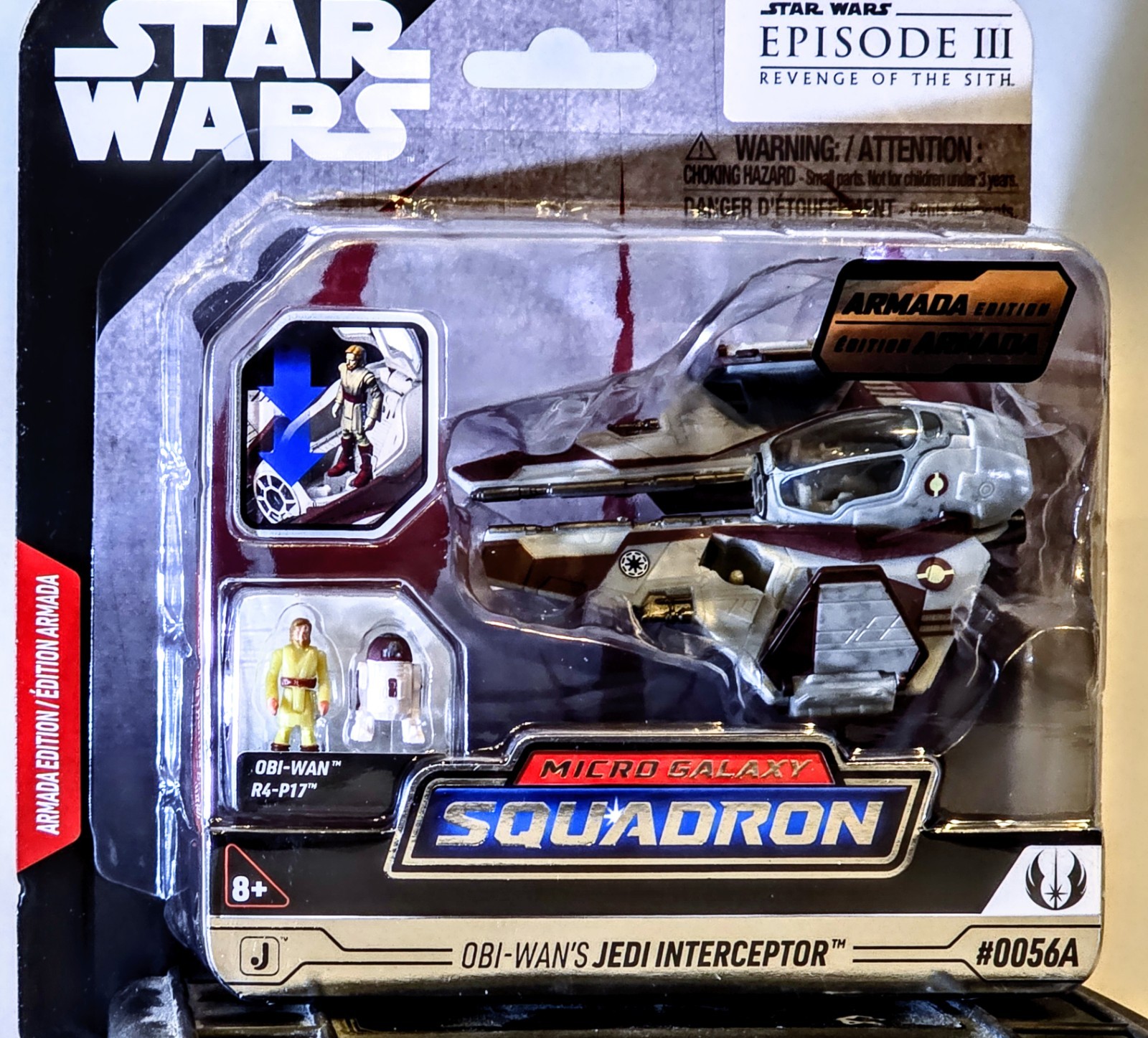 Star Wars Micro Galaxy Squadron Obi-Wan&rsquo;s Jedi Interceptor Armada Edition #0056A