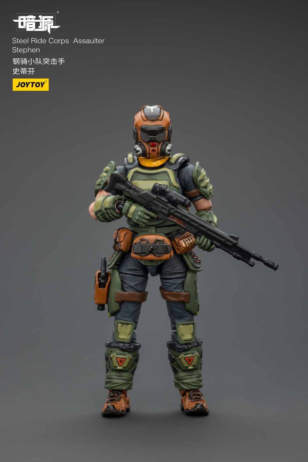 JOYTOY 1:25 action figures Army Steel Ride Corps Assaulter Stephen 3in toys