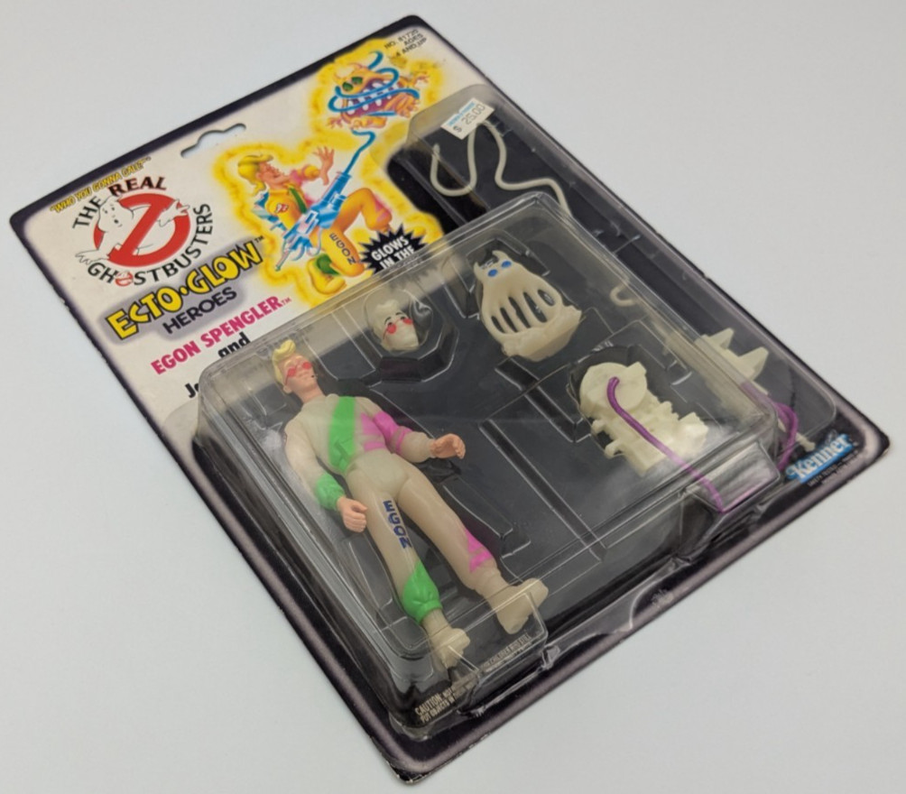 Vintage Kenner The Real Ghostbusters Ecto-Glow Egon Spengler Jail Jaw Ghost MOC