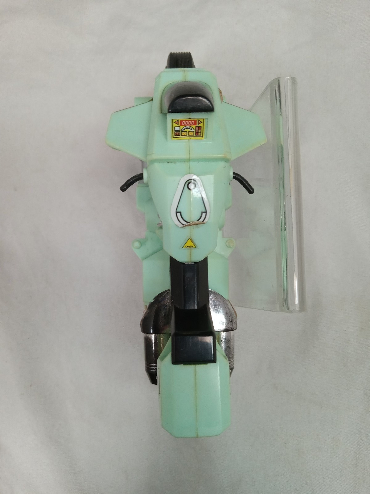 Vtg 1985 Matchbox Robotech Scott Bernard Armored Cyclone & Yellow Motorbike