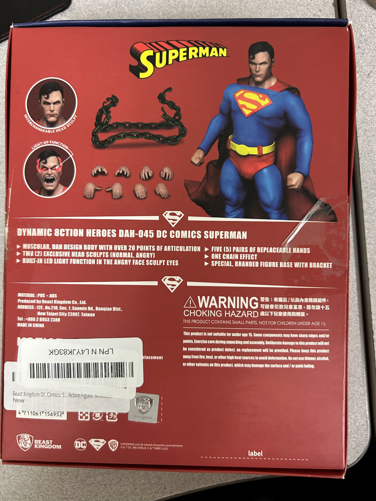 *OPEN BOX* DC Comics: Superman DAH-045 Dynamic 8ction Heroes Action Figure