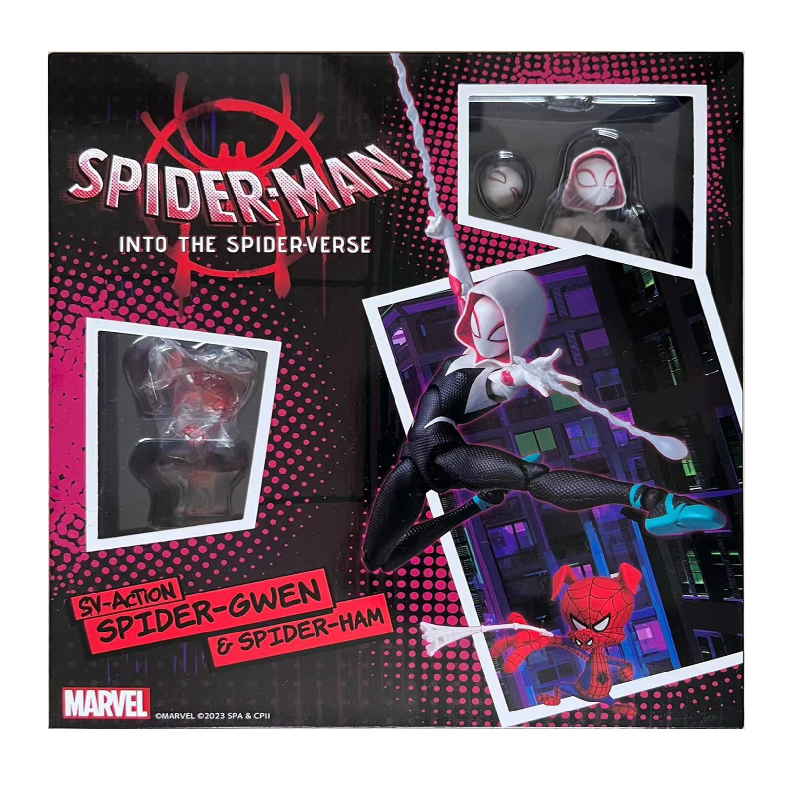 Spider-Man Action Figure Gwen Stacy Into The Spider Verse Toy Gift With Box