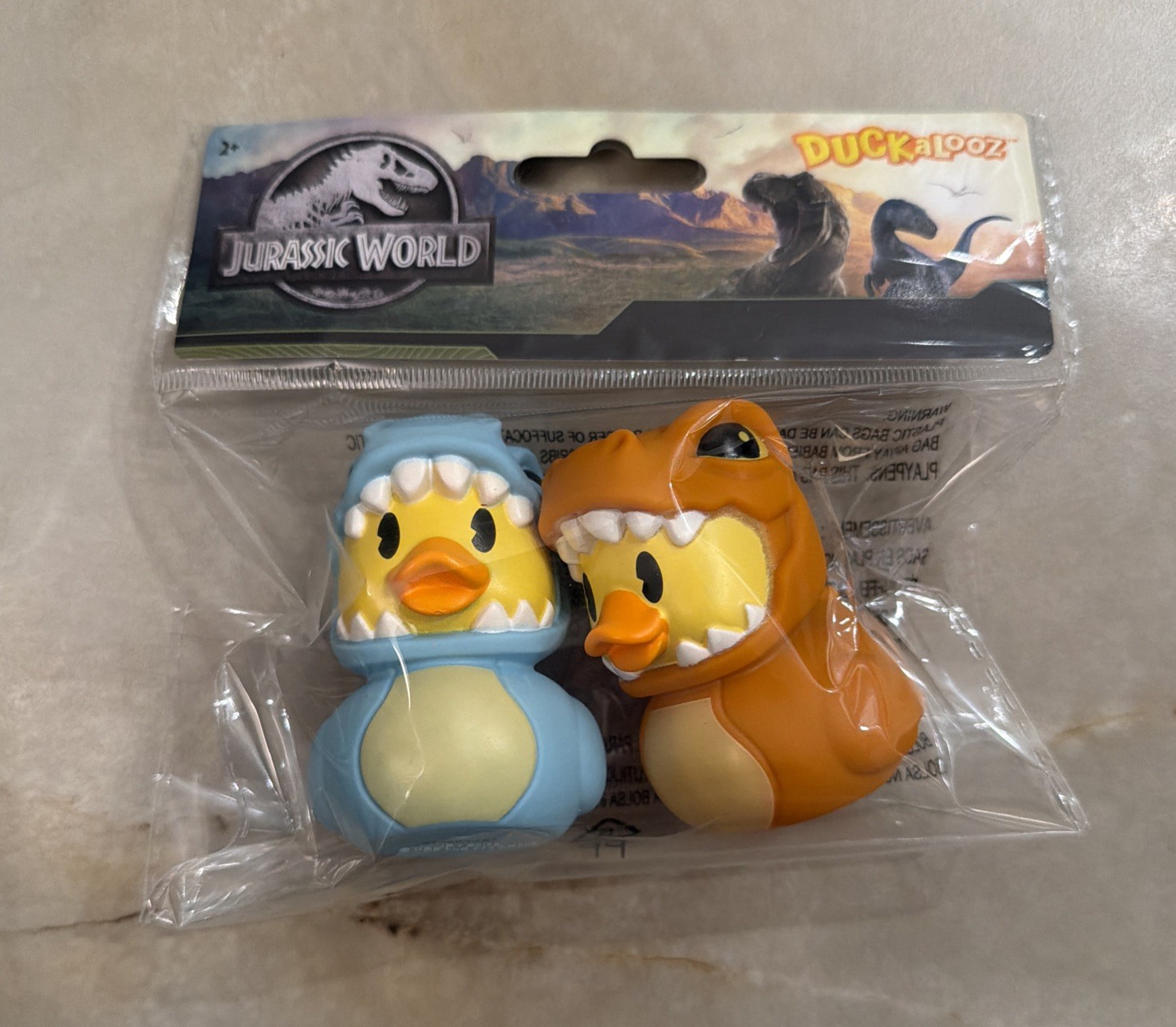 Universal Studios Rubber Duck Set Jurassic Park Dino&rsquo;s NEW