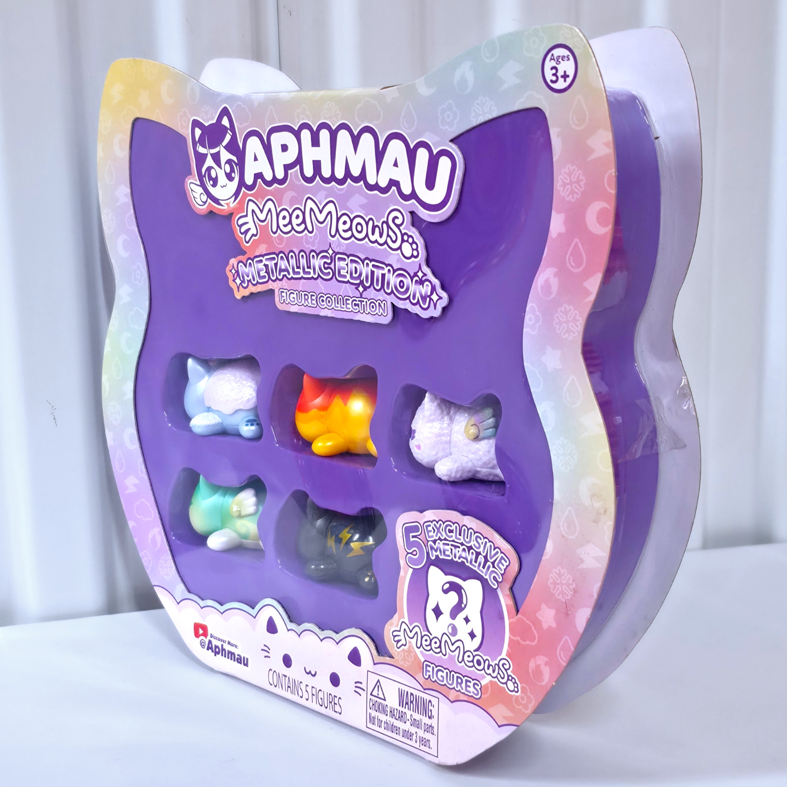 Aphmau MeeMeows Multi-Pack – Metallic Edition – 5 Exclusive Metallic Figures NEW