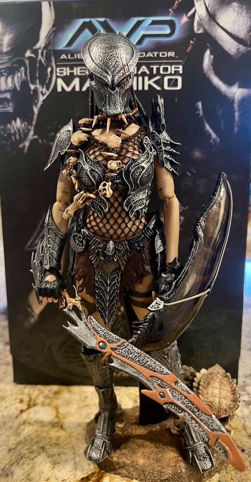 2008 AVP Alien Vs. Predator She Predator Machiko Hot Toys Hot Angel Rare