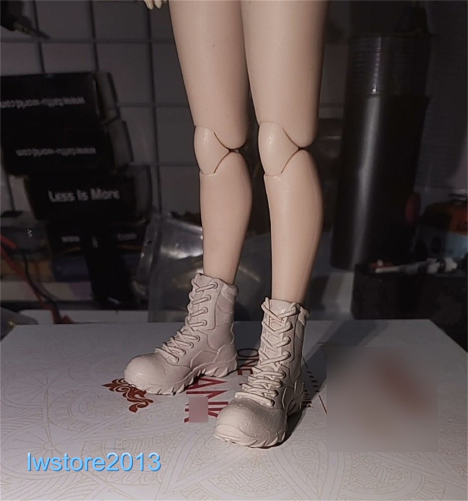 1/12 Girl Boots Shoes Model For 6&Prime; Female Crazy Figure LT003 LT004 Body Toys