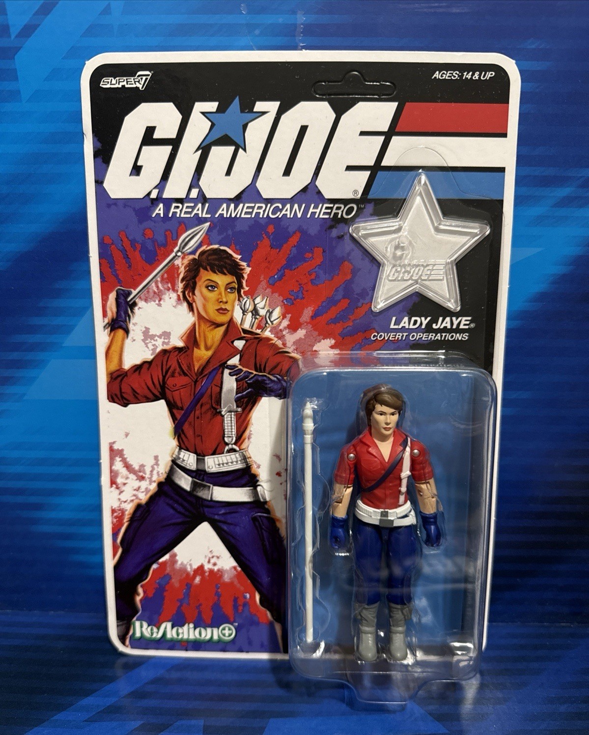 GI JOE SUPER 7 REACTION+ LADY JAYE AMERICA’s 250th CELEBRATION EXCLUSIVE