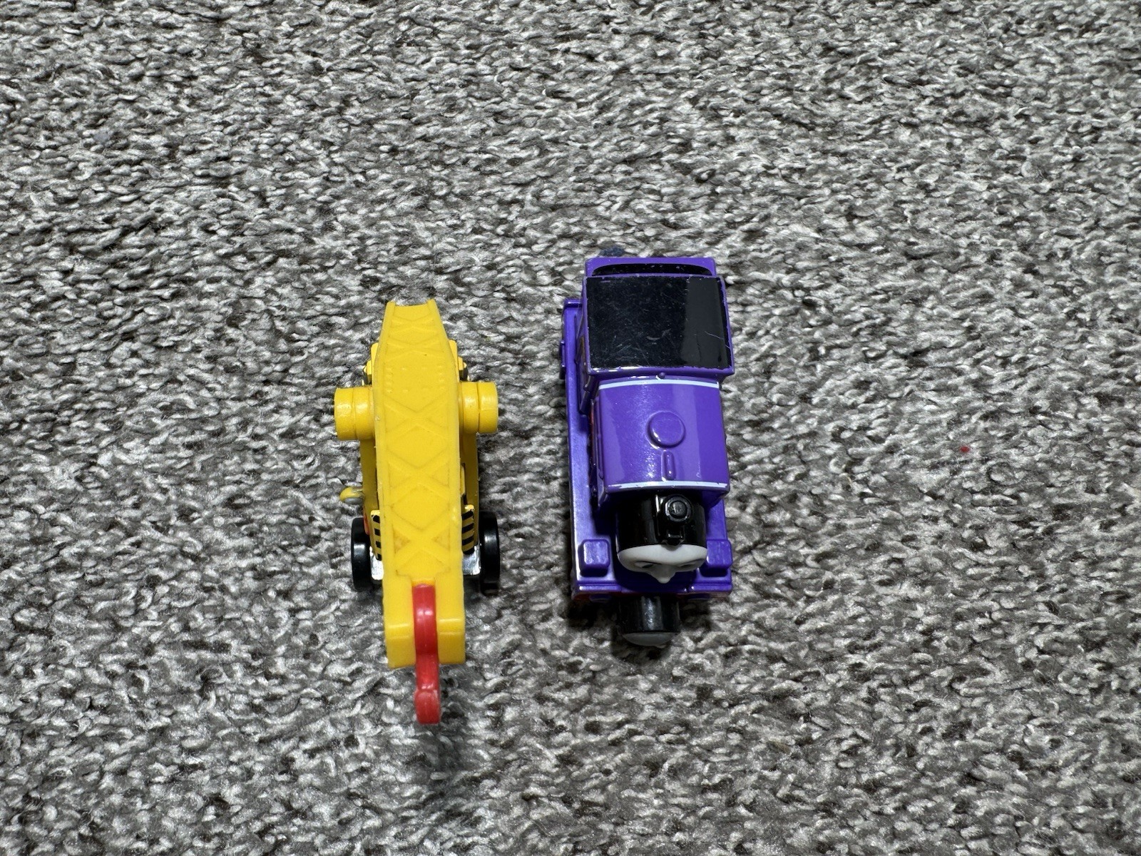 Thomas & Friends Push Along Train Metal Magnetic Diecast LOT of 2 Charlie Kevin