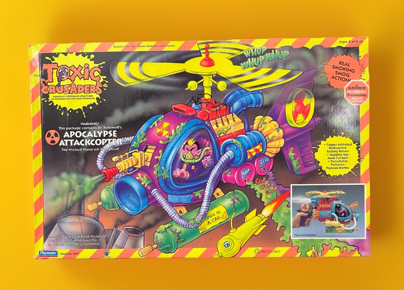 Playmates Toxic Crusaders Apocalypse Attackcopter Brand New Sealed MISB MIB