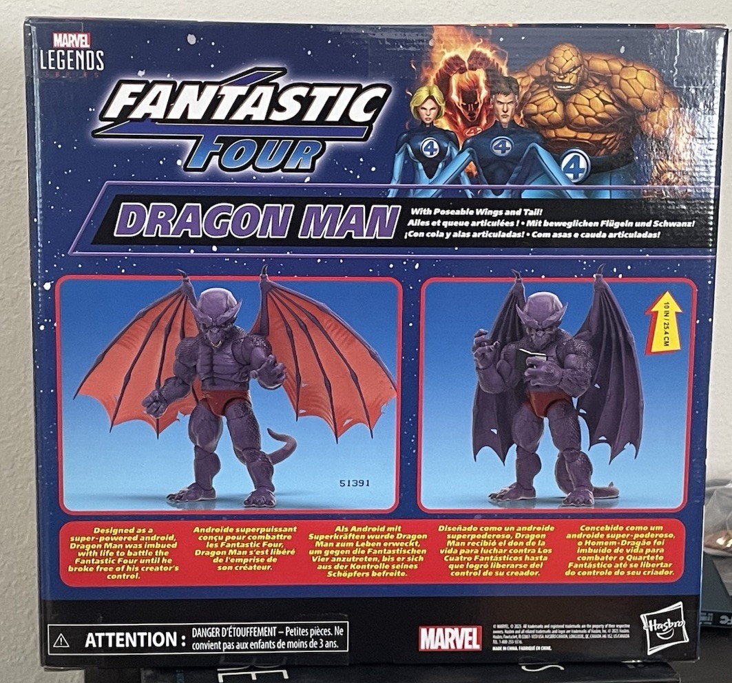 Hasbro Pulse Exclusive Marvel Legends 6&Prime; Scale Dragon Man [Fantastic Four] New