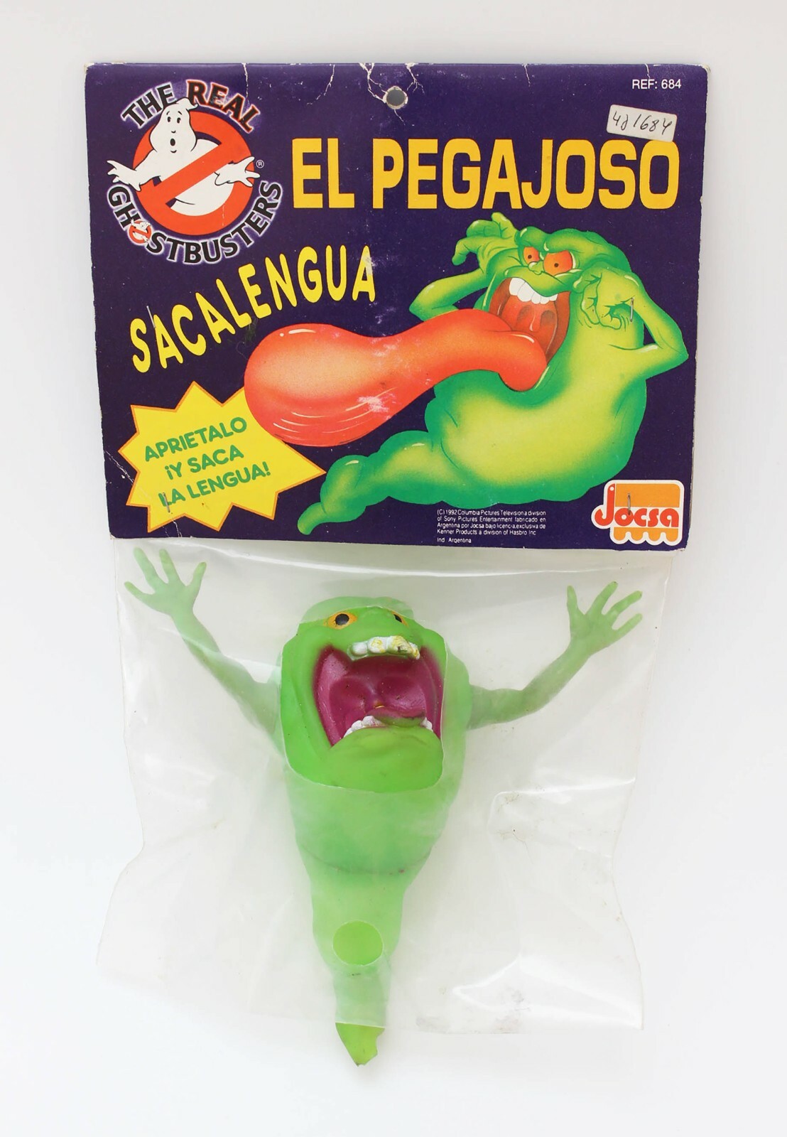 Vintage The Real Ghostbusters Slimer The Green Ghost Kenner Jocsa Arg 80´s MOC