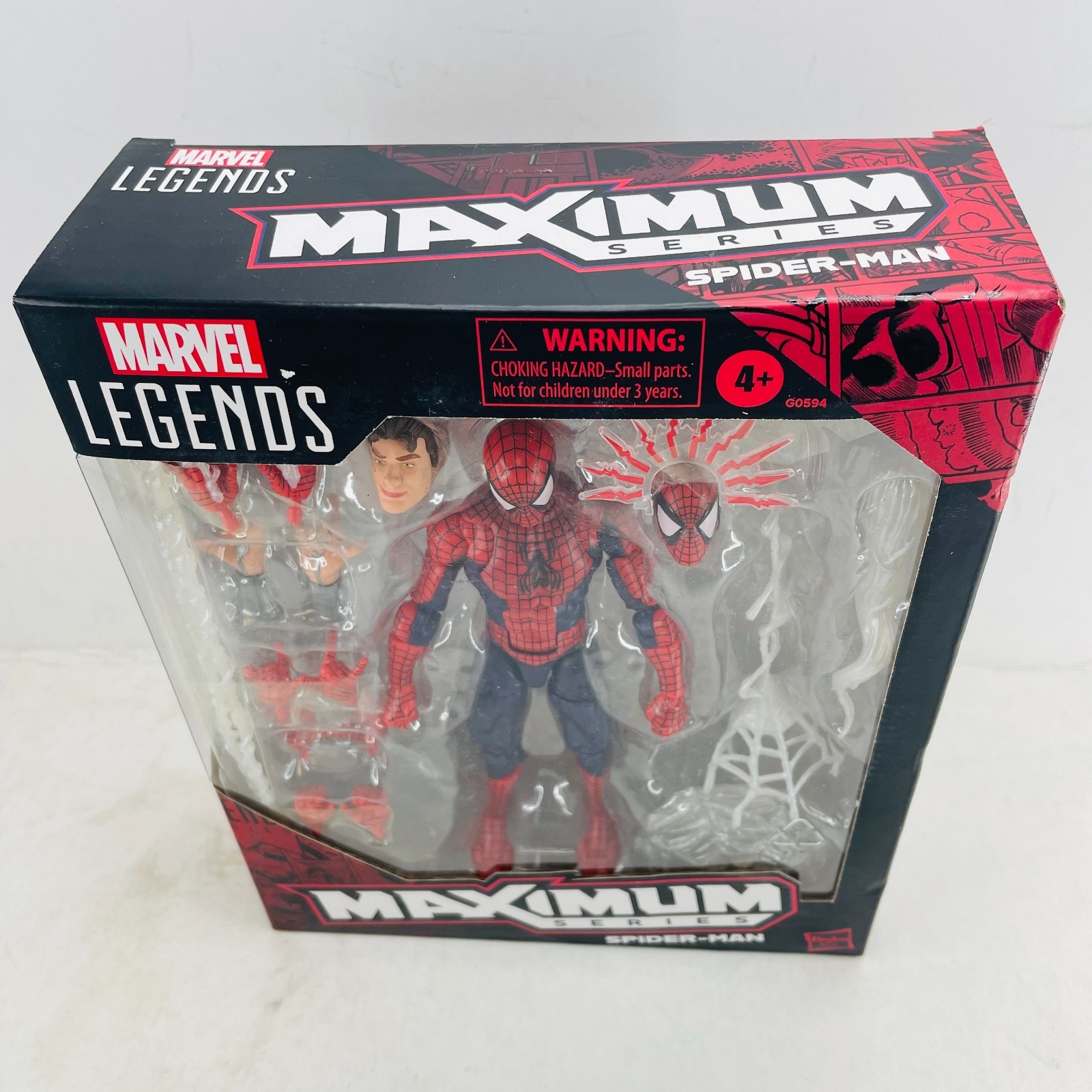 Marvel Legends Spider-Man Maximum Series w/Spider Web 5.5&Prime; Action Figure Toy