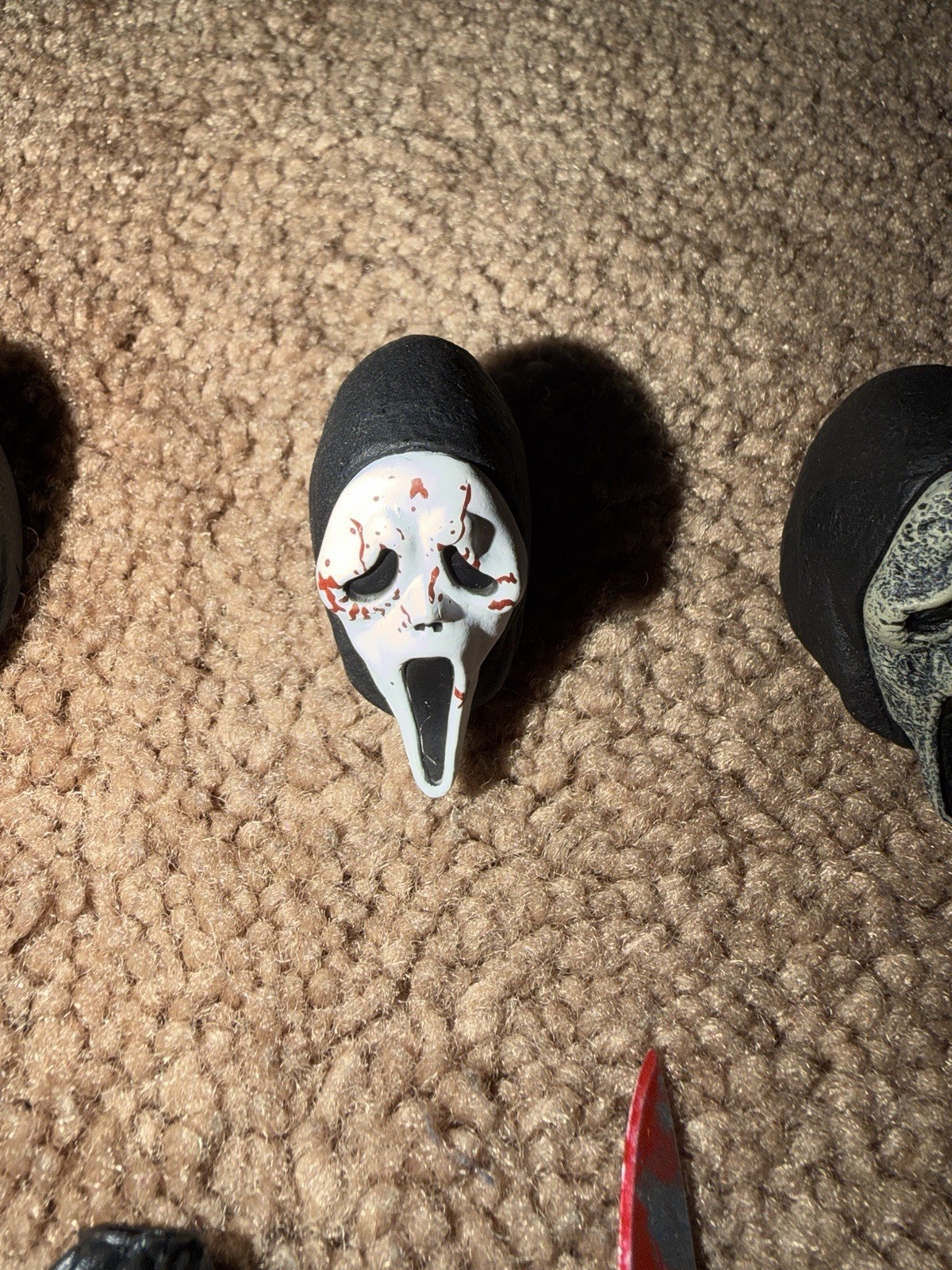 NECA Ultimate Ghost Face Scream Accessories Lot Heads Knives Hands Parts