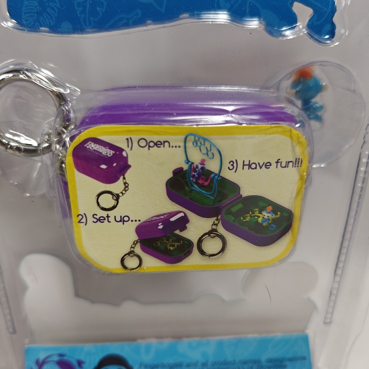 Worlds Coolest Fingerlings Keychain Play Set 2 Pack Bundle Play Ground Sets