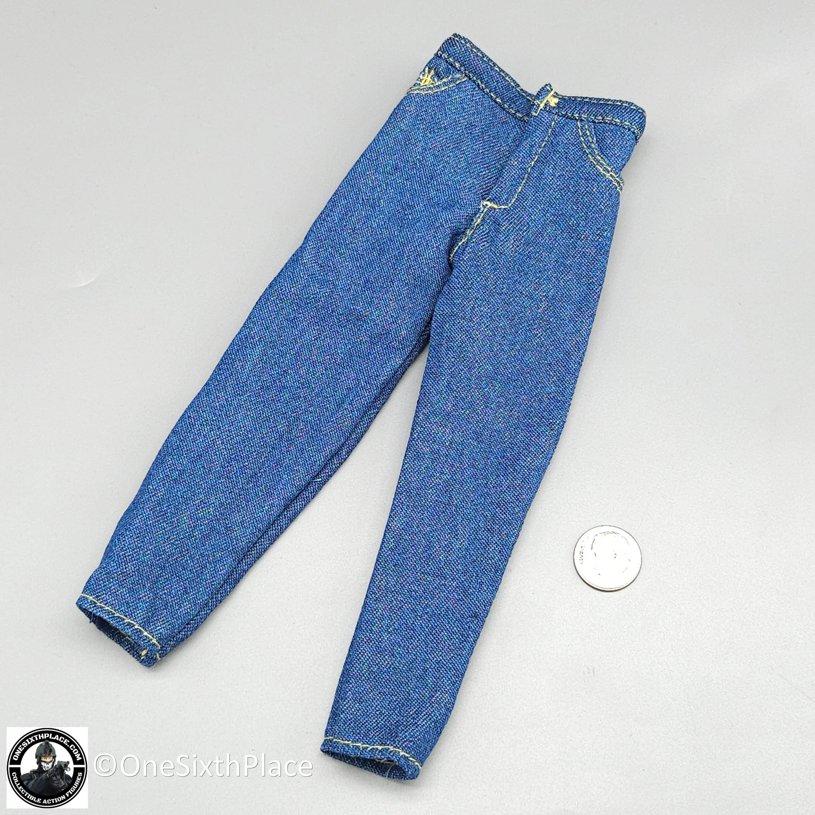 1:6 scale Ultimate Soldier Vietnam SEAL Mens Blue Jeans Pants for 12&Prime; Figures