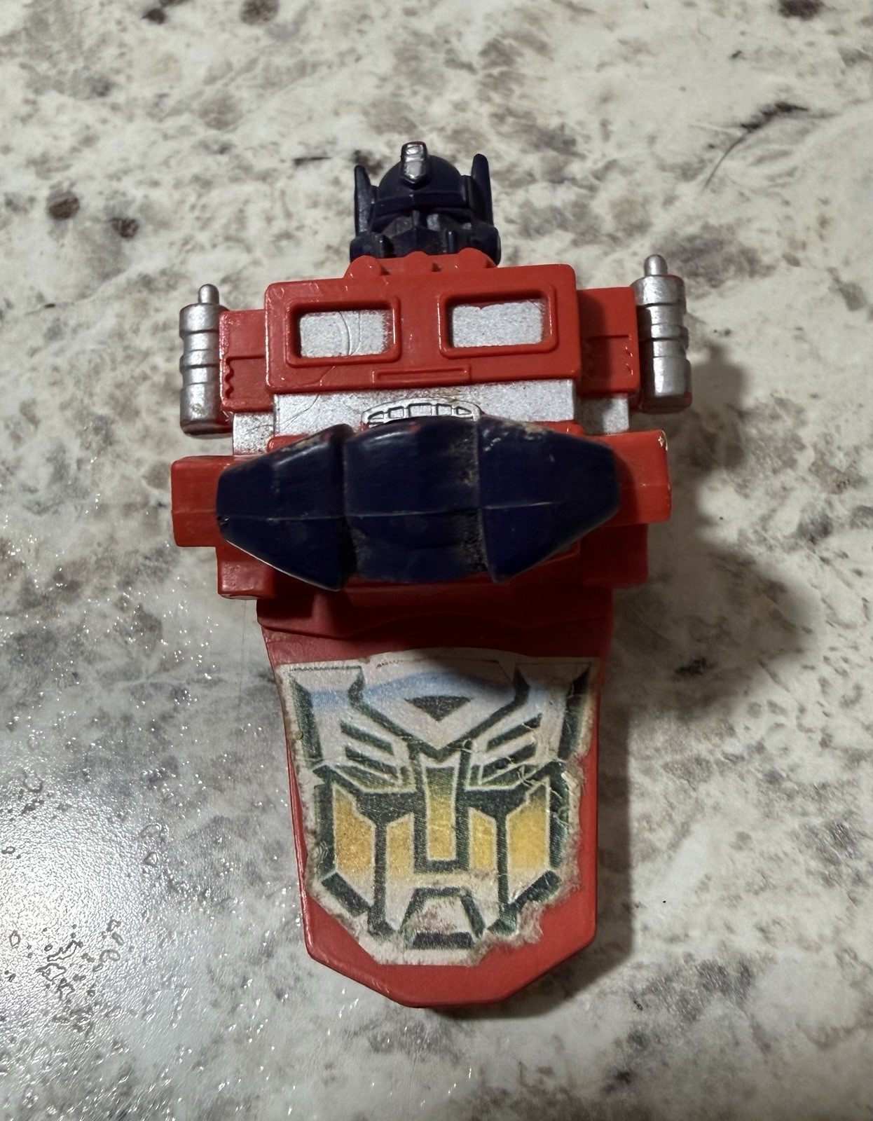 Transformers G1 OPTIMUS PRIME Clip N Sip Straw Holder Pencil Topper Hasbro 1984