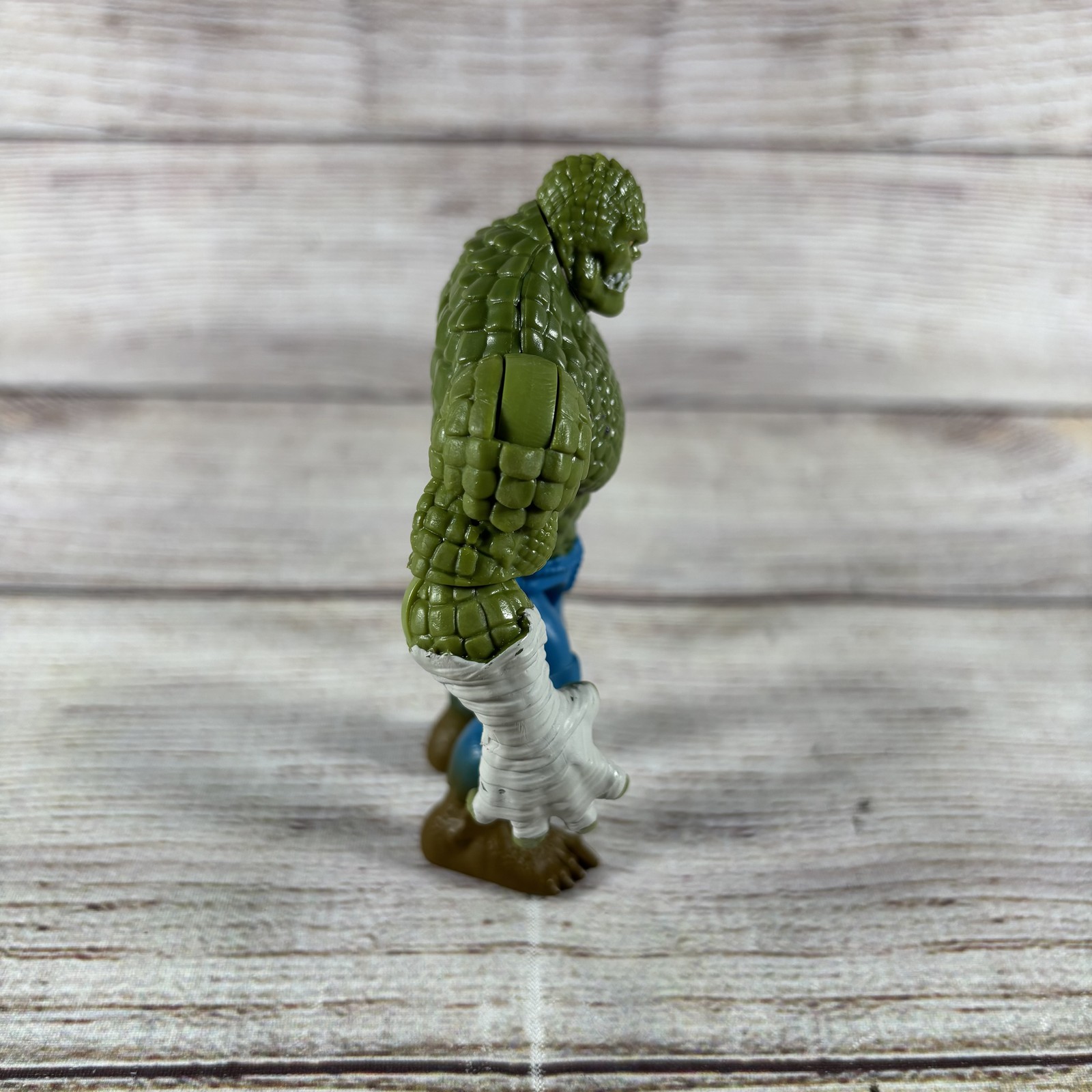 Killer Croc DC Comics Action Figure Green Blue Brown White Bandages Villain