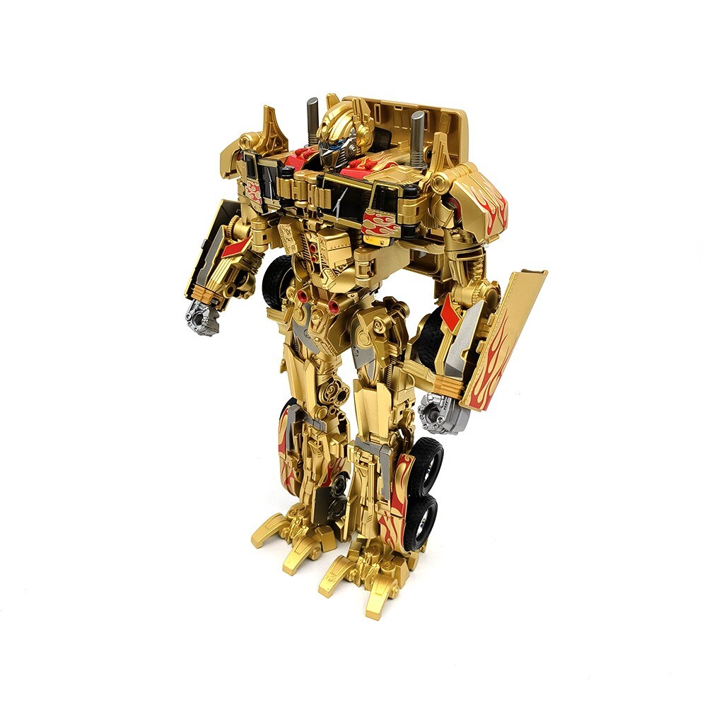 SS05 Transform Toy Commander Autobot Leader Action Figure Gold Deformabl Robot