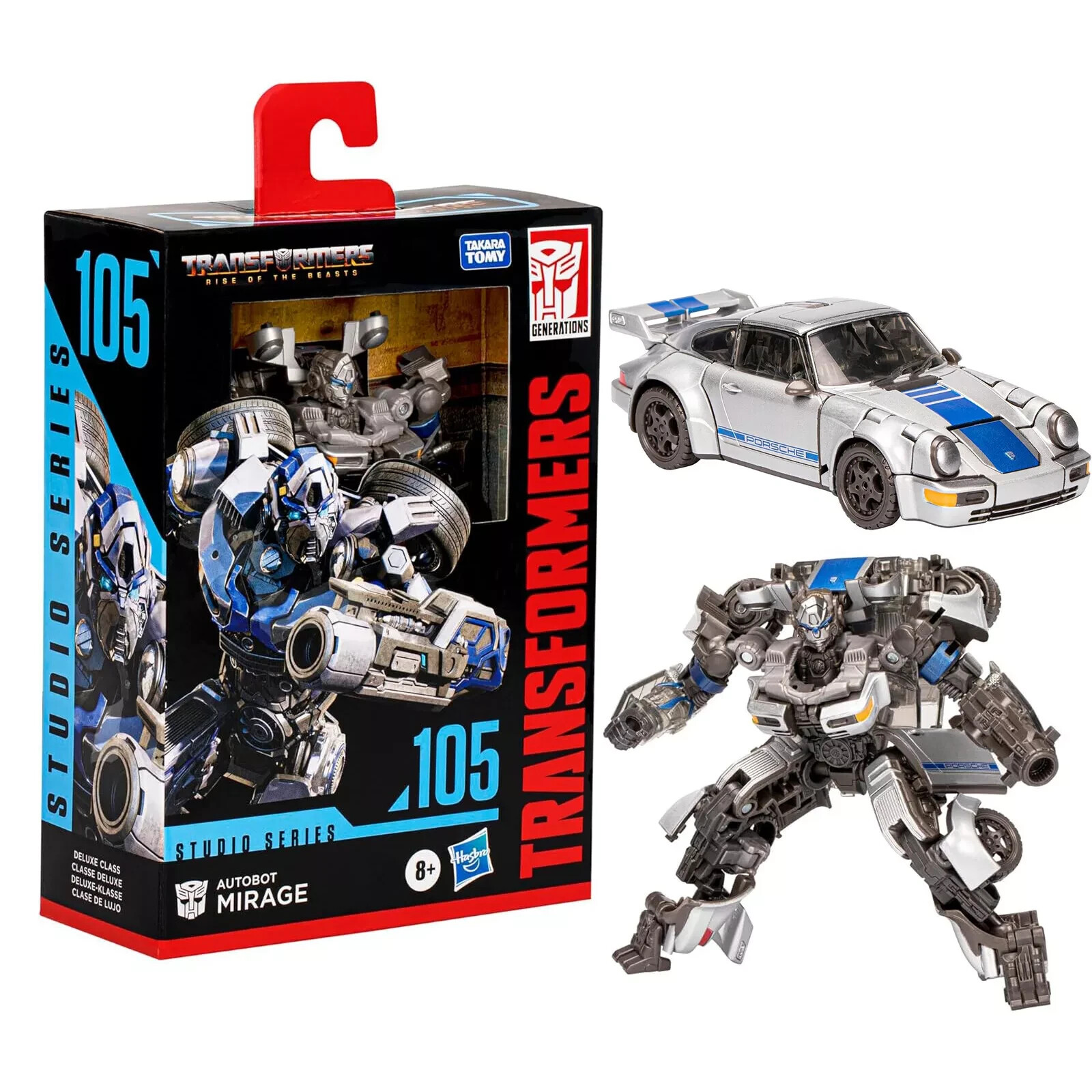 Transformers Mirage Studio Series SS-105 Tf7 Porsche 911 Type-964 Carrera Rs Toy