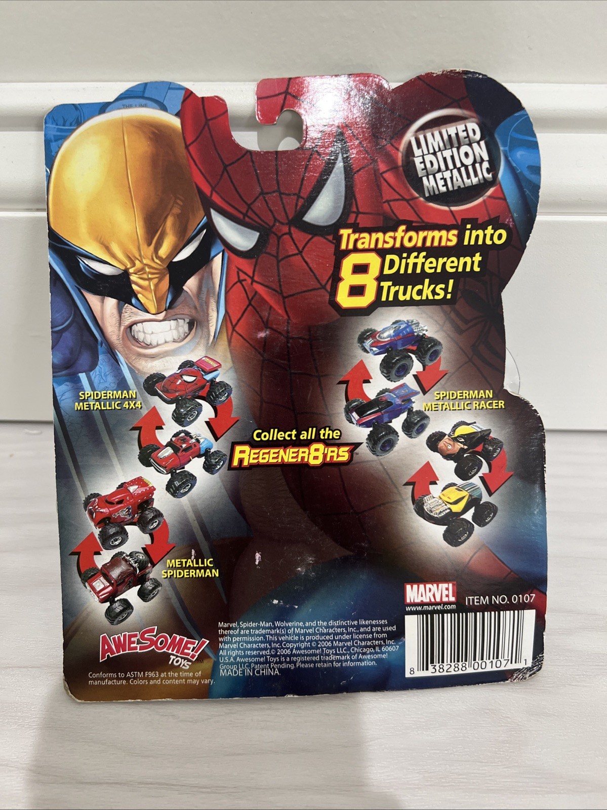 Marvel Heroes Wolverine Limited Edition Metallic Rare & Very Hard To Find