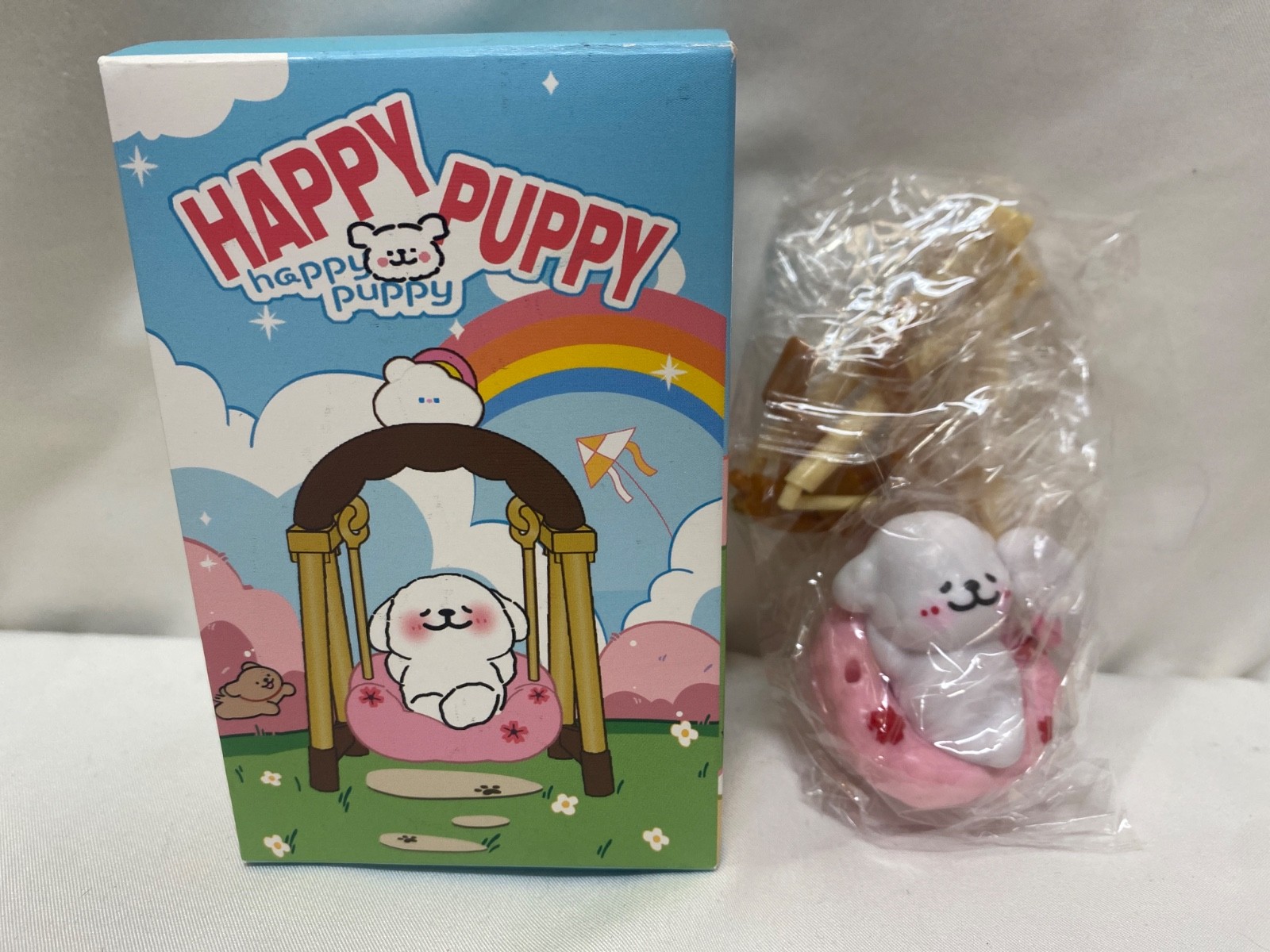 Funism Maltese Puppy Happy Swing Series Blind Box Pink