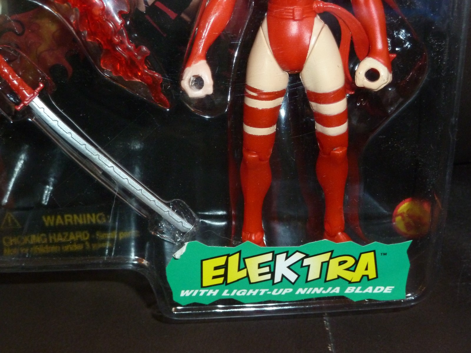X MEN CLASSICS ELECTRA LIGHT UP NINJA BLADE TOY BIZ 1996