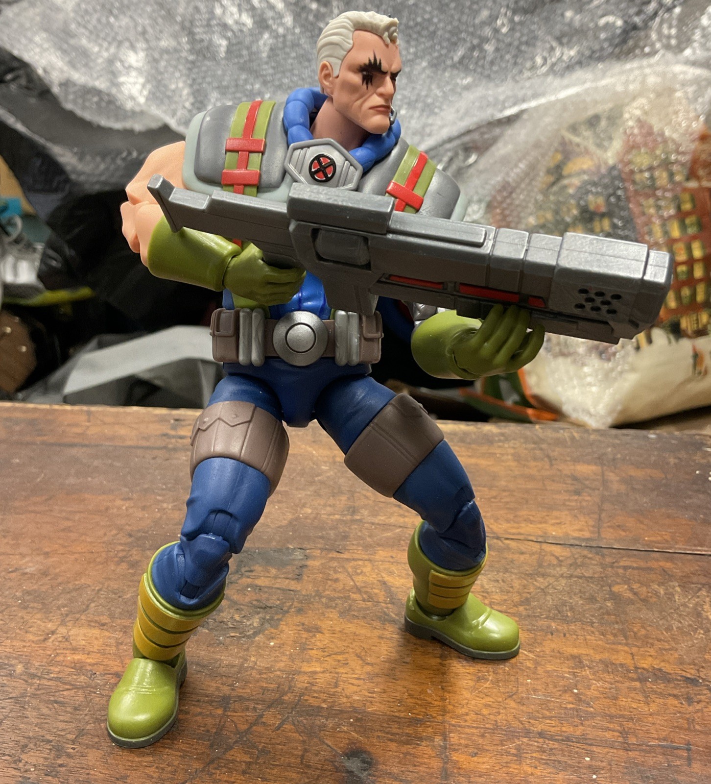 X-Men &rsquo;97 Marvel Legends Series Marvel&rsquo;s Cable 6&Prime; Action Figure Incomplete