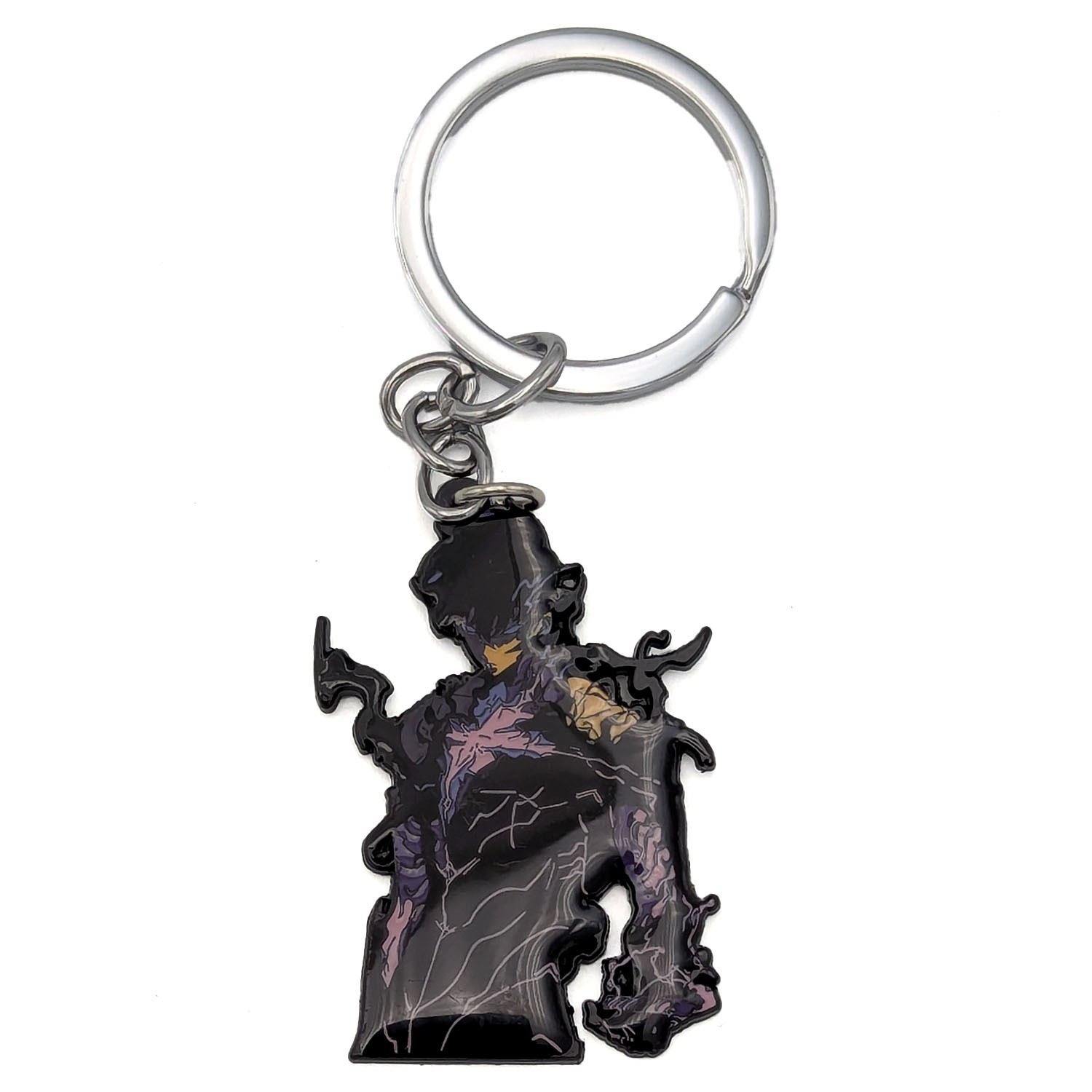 SUNG JINWOO SHADOW FORM Solo Leveling 1.5 in. Key Chain (Anime KeyChain Charm)