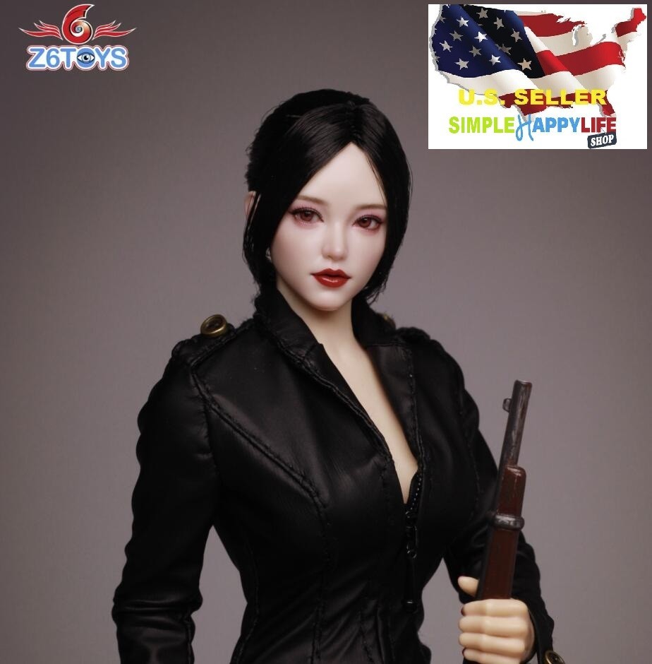 Z6TOYS 1/6 Female Head Sculpt Movable Eyes For 12&Prime; Figure worldbox ZC019 B ❶USA❶