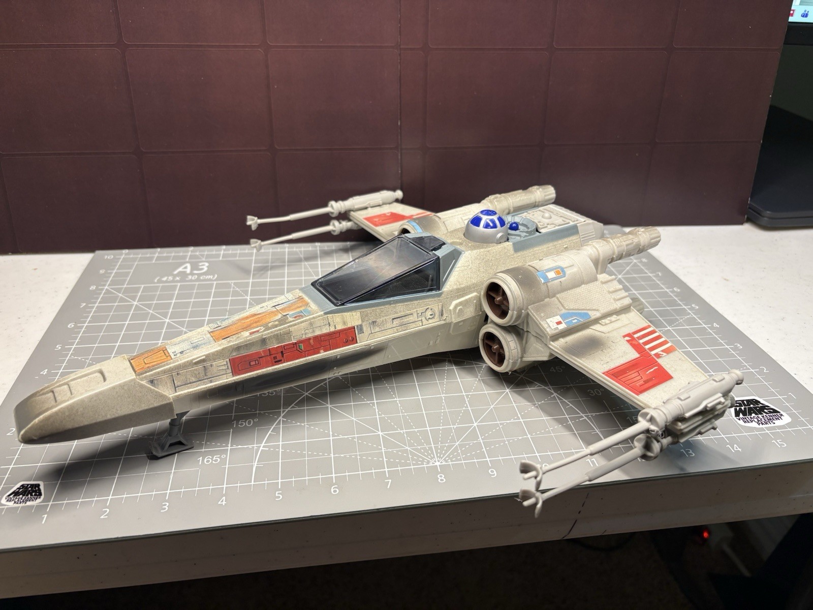 Kenner Star Wars POTF Electronic X-Wing Fighter 1995 Loose Complete WORKING