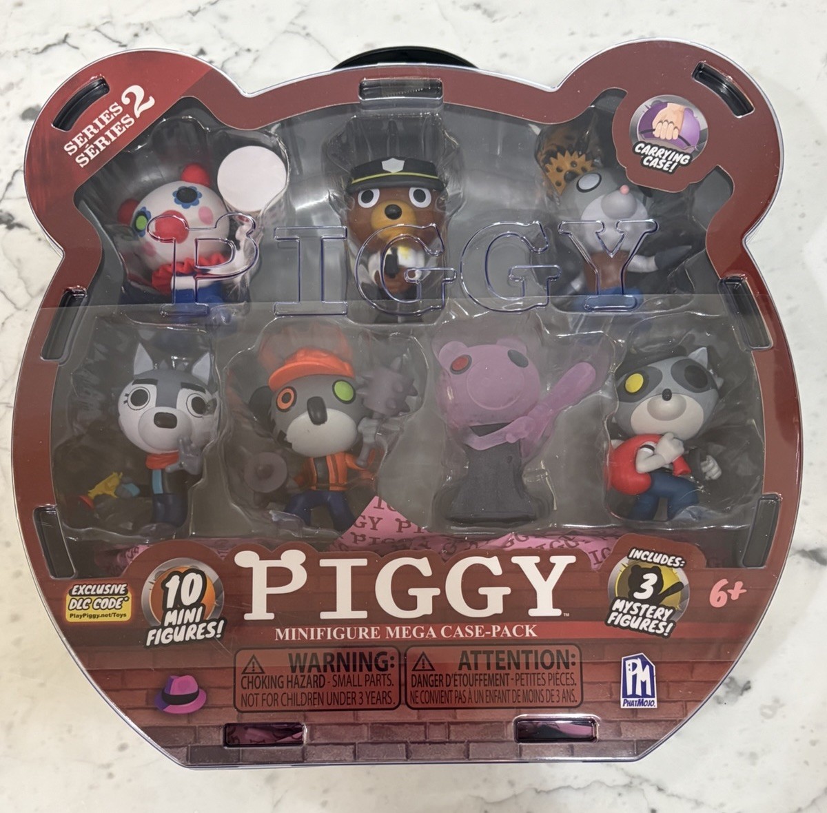 Roblox PIGGY Series 2 Mega Case Mini Figure 10-Pack Carry Case – SEALED, Mystery