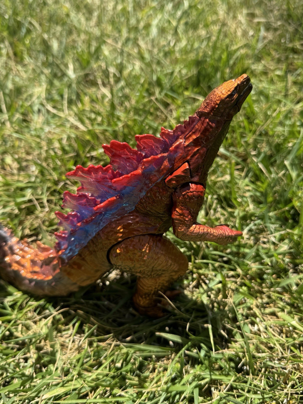 Custom Burning Godzilla Sufubi Style Paint Very Unique Item One Of A Kind