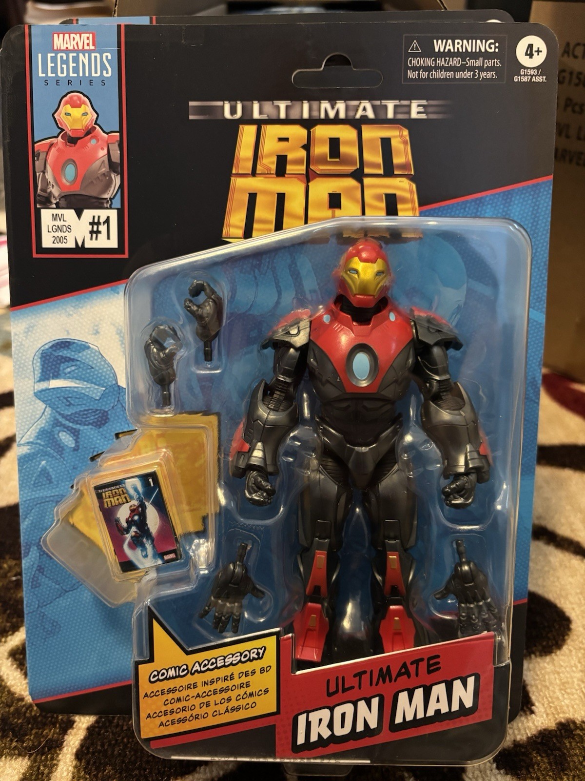 Marvel Legends Ultimate Iron Man Comic Book Series Cardback 2025 In Stock