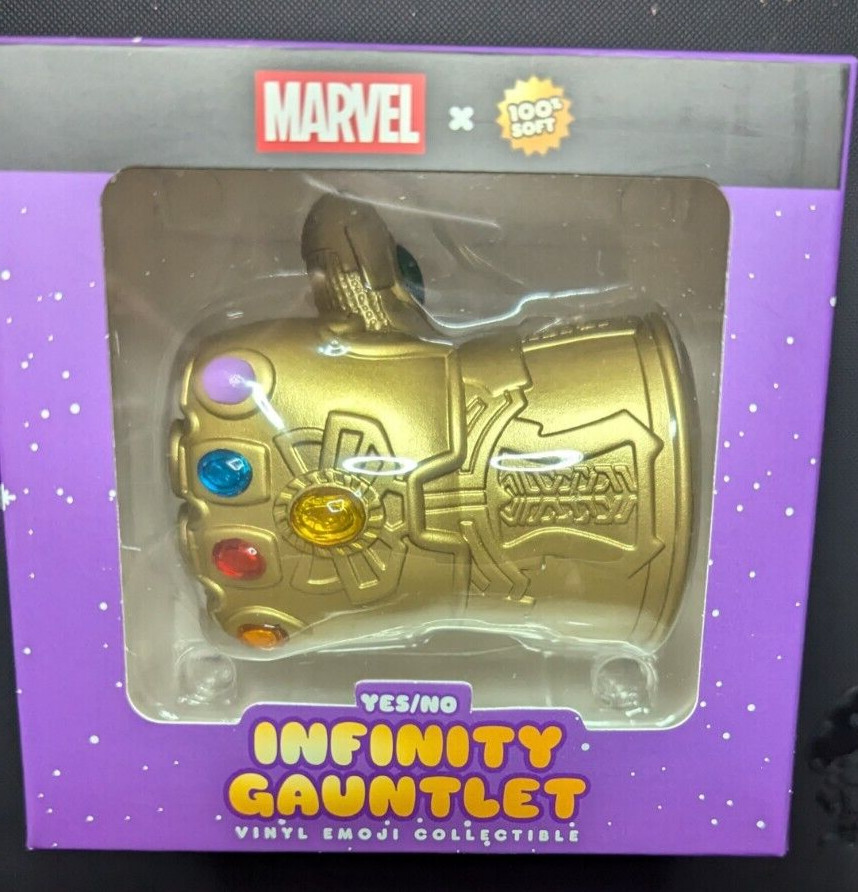 SDCC 2024 100% Soft Marvel Yes/No Infinity Gauntlet Thanos Con Exclusive