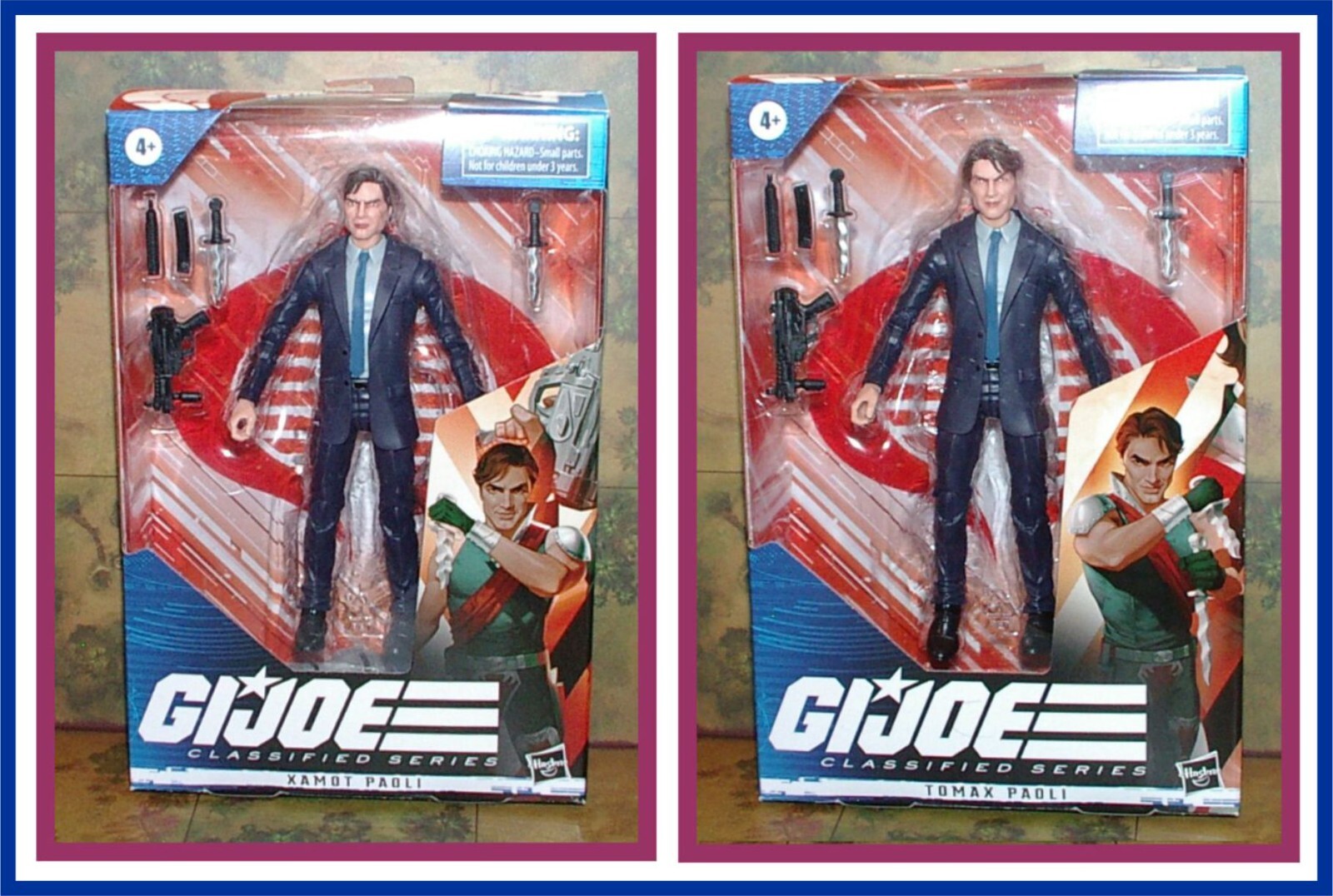 2022 _ GI Joe Classified _ #44 & 45 _ 6&Prime;_ TOMAX & XAMOT PAOLI TWINS in SUITS