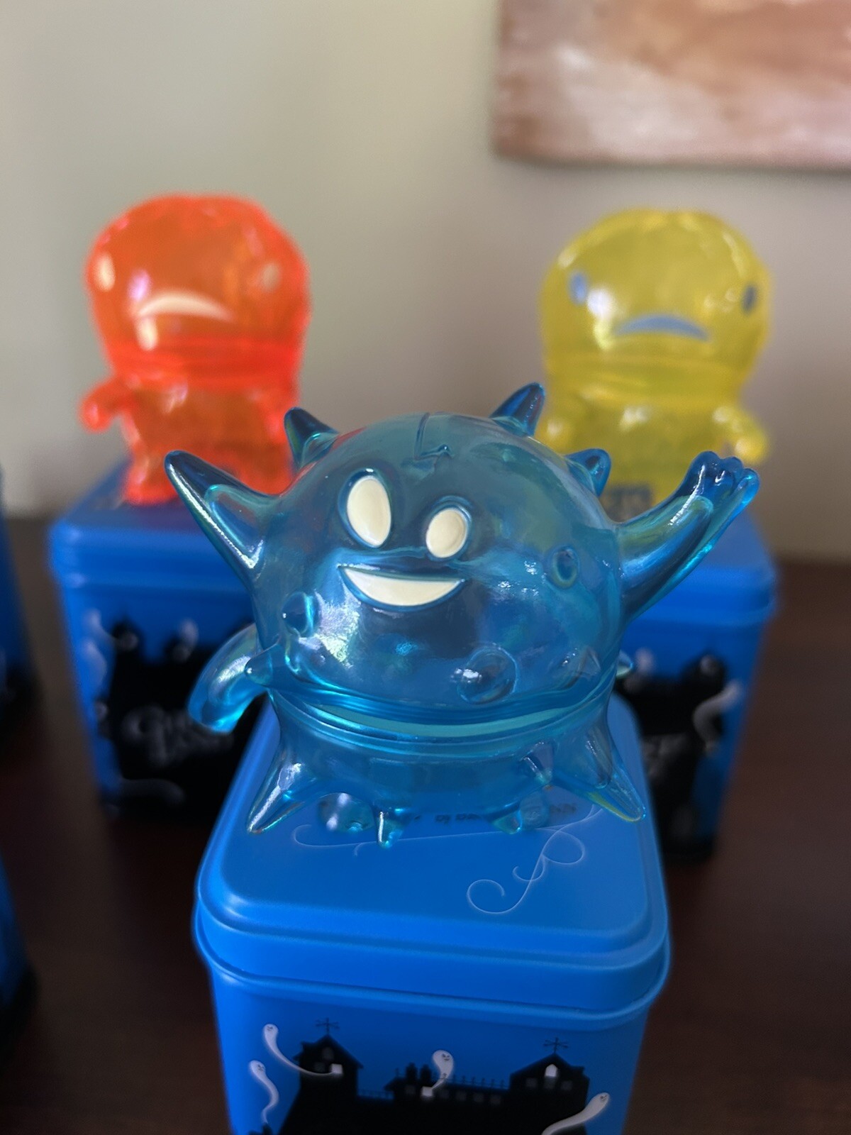 Super 7 Ghost Land 3” Mini Figures & Tins Lot of 6 Blowfish Bump Stiff Peg-Leg