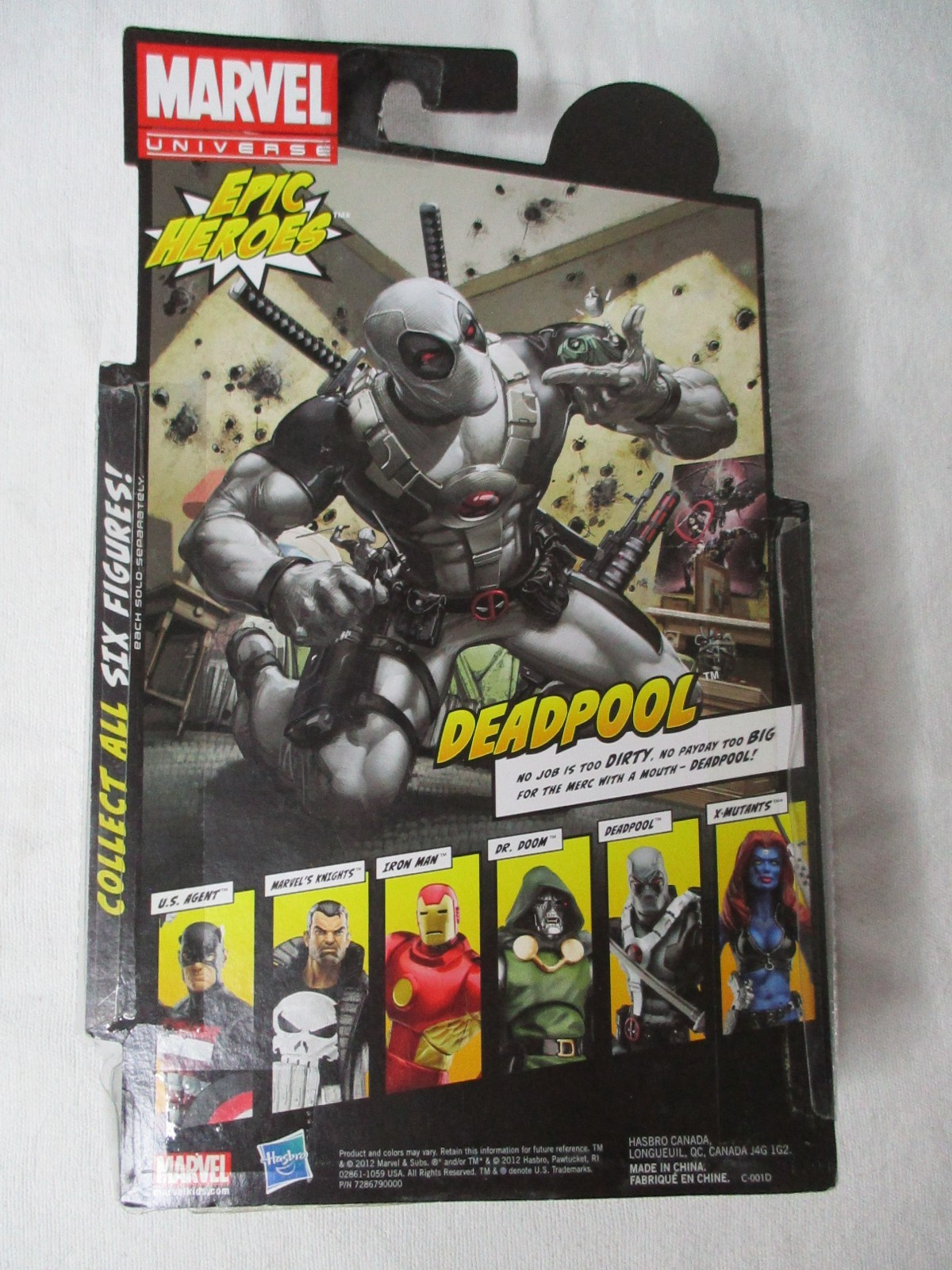 DEADPOOL Marvel Legends, EPIC HEROES Wade Wilson Figure, X-Force New Mutants 98