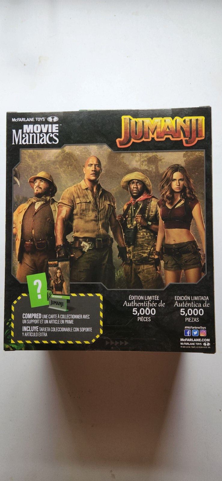 McFarlane Movie Maniacs Jumanji Ruby Roundhouse (2023) 6&Prime; Limited Collectible