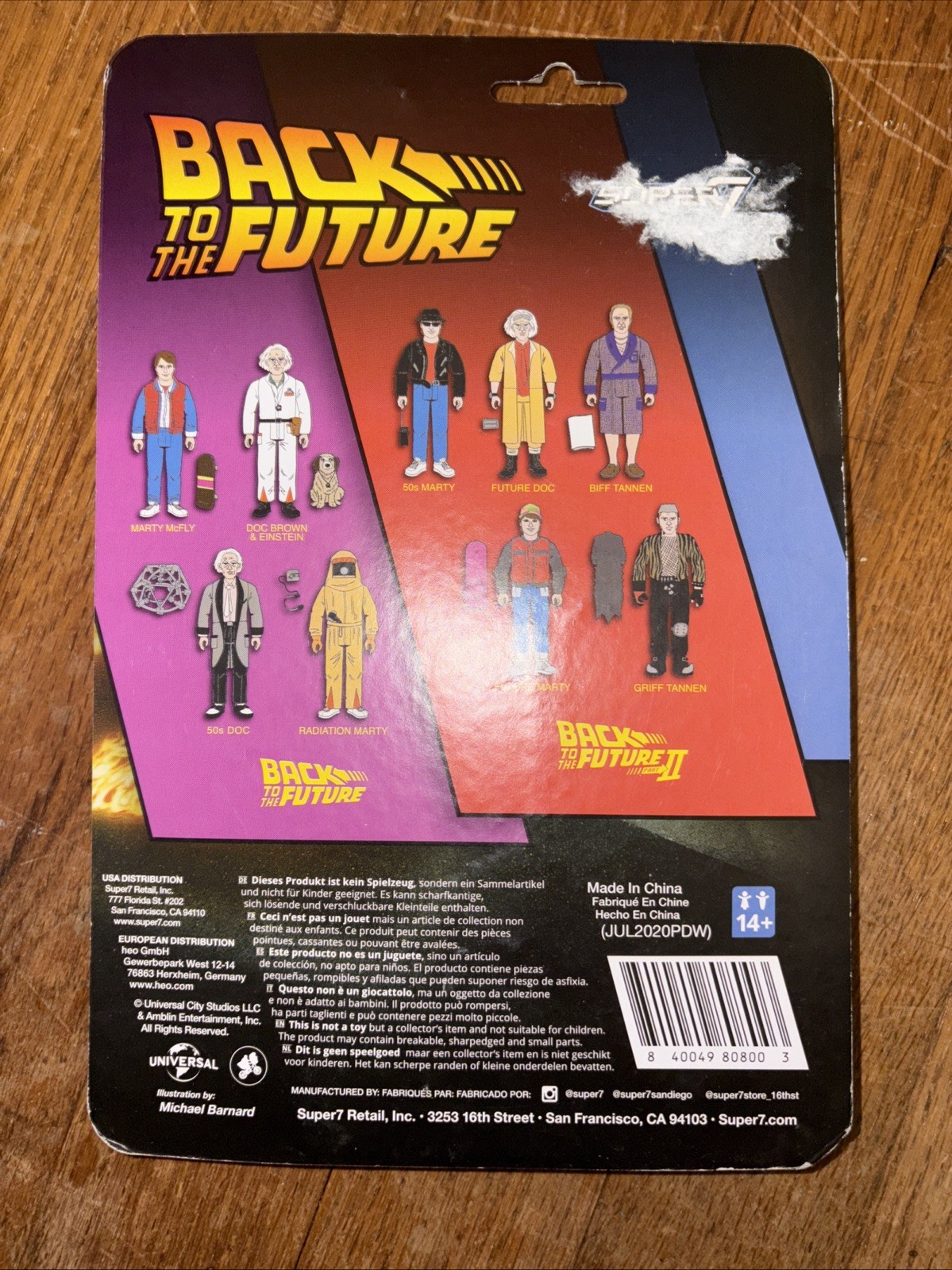 Super7 Back To The Future Doc Brown & Einstein Action Figure – Carded/Sealed