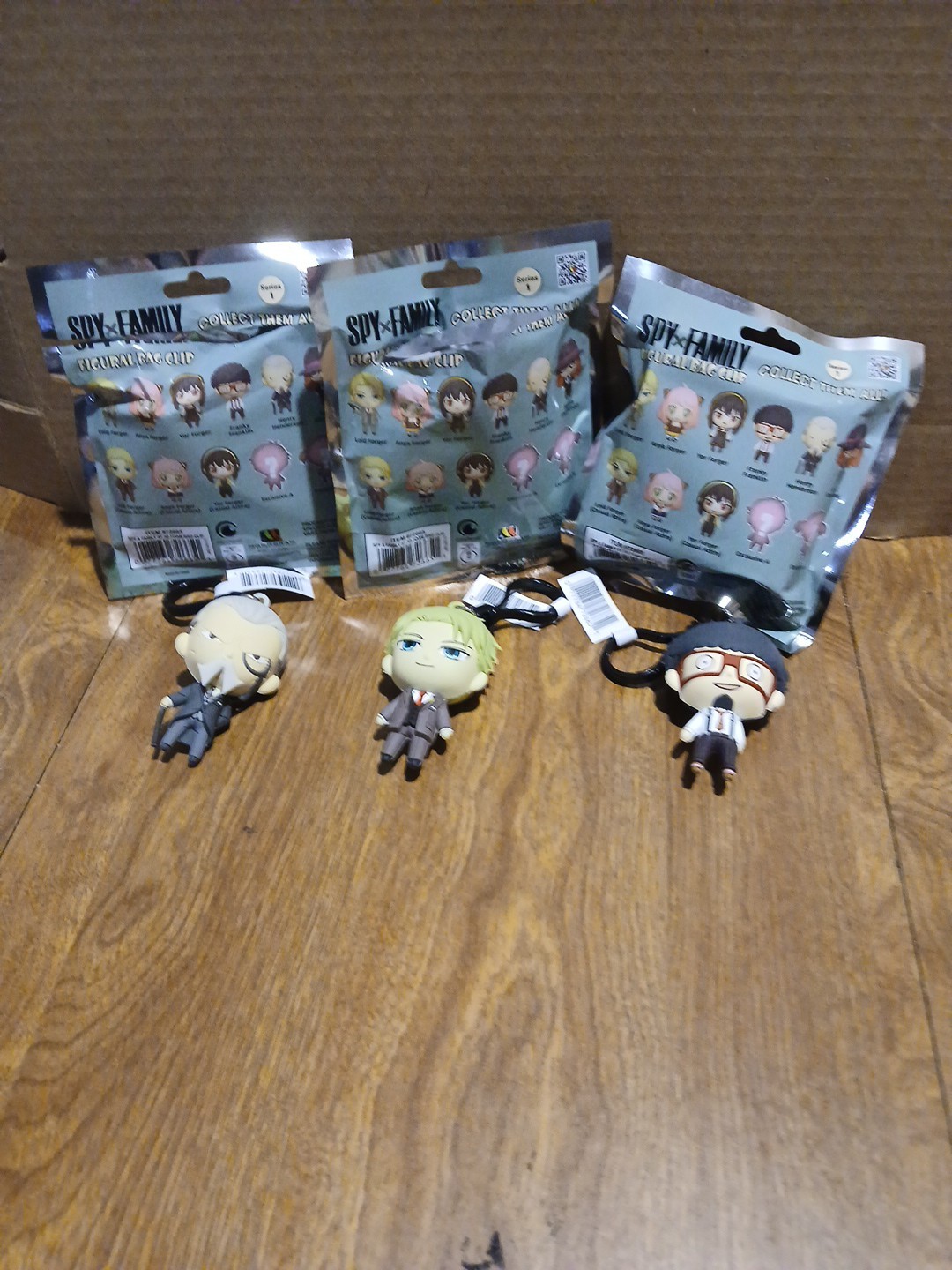 Crunchyroll Spy Family Official Bag Backpack Clip Franky Loid Forger Henry