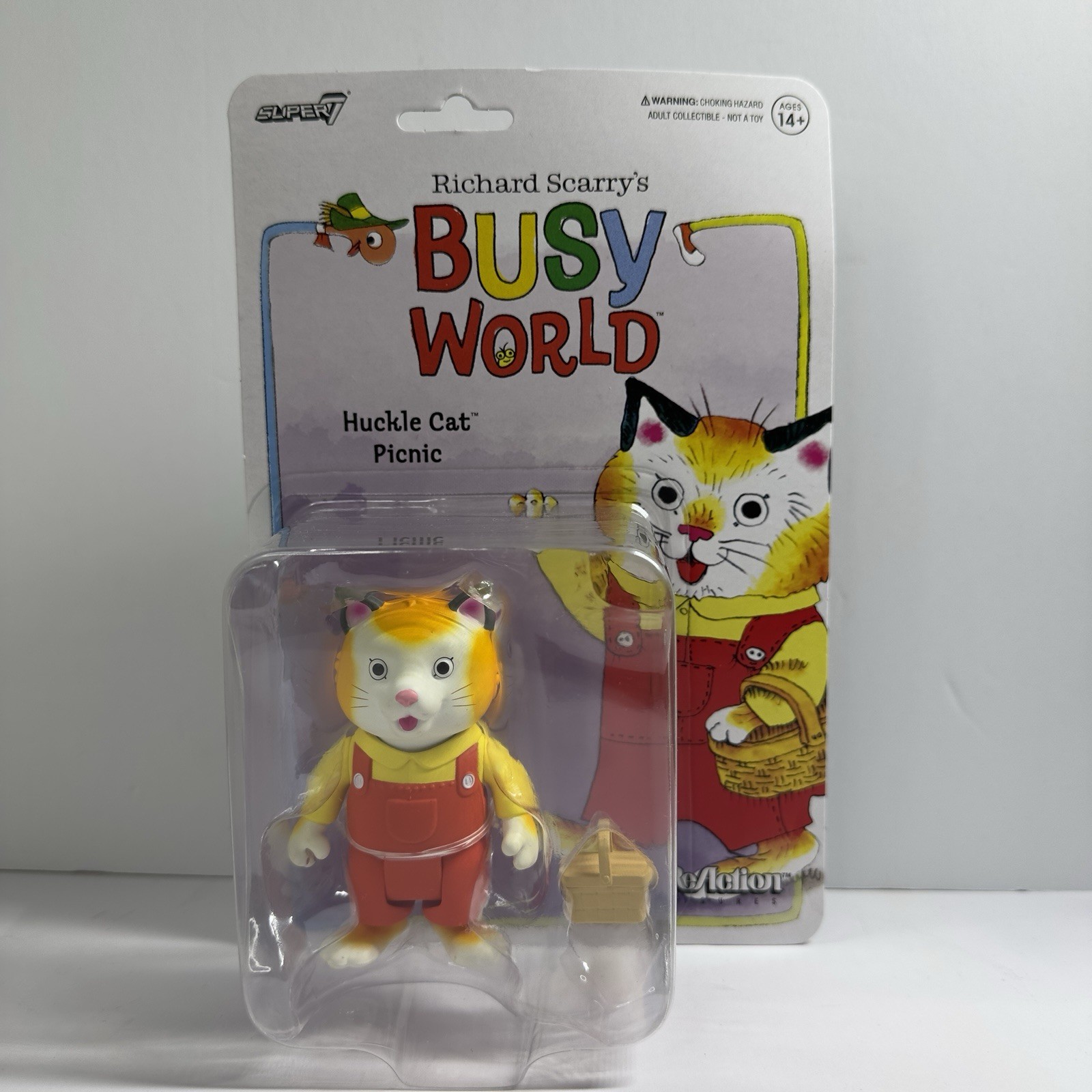 Super7 Richard Scarry’s Huckle Cat 3 3/4-Inch Action Figure