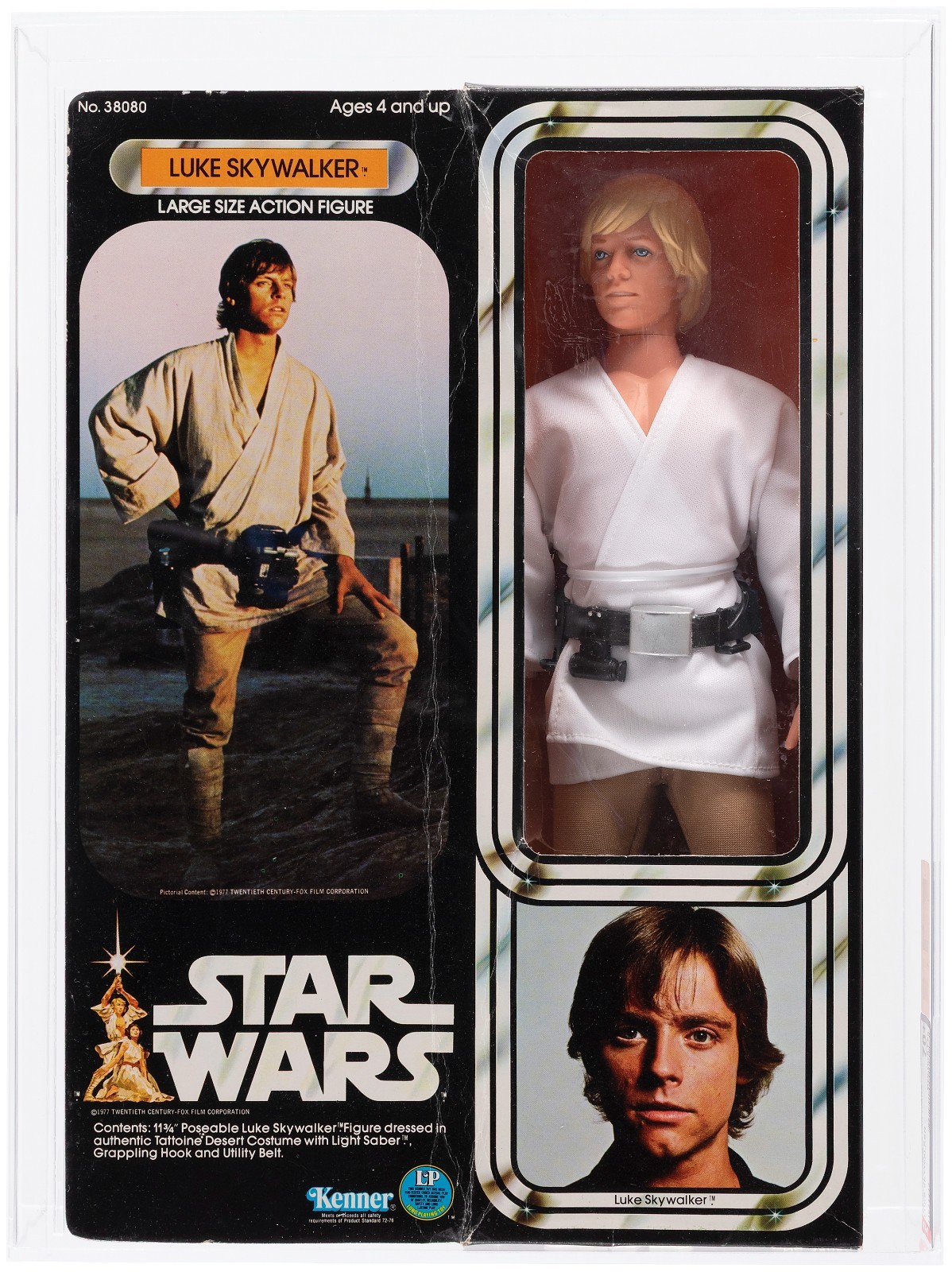 Star Wars Vintage 1979 12 Inch Luke Skywalker SEALED MISB AFA 70+