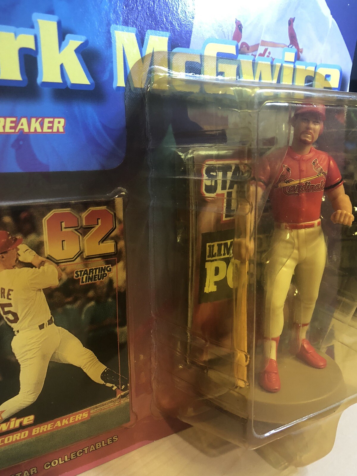 1999 STARTING LINEUP Mark McGwire HOME RUN RECORD BREAKER St. Louis Cardinals