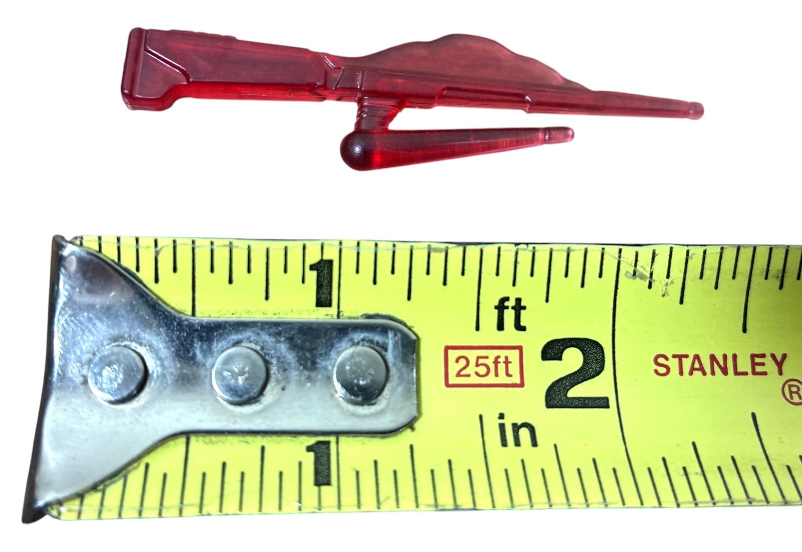 Unknown Action Figure Red Translucent Sci-Fi Ray Accessory Toy Part