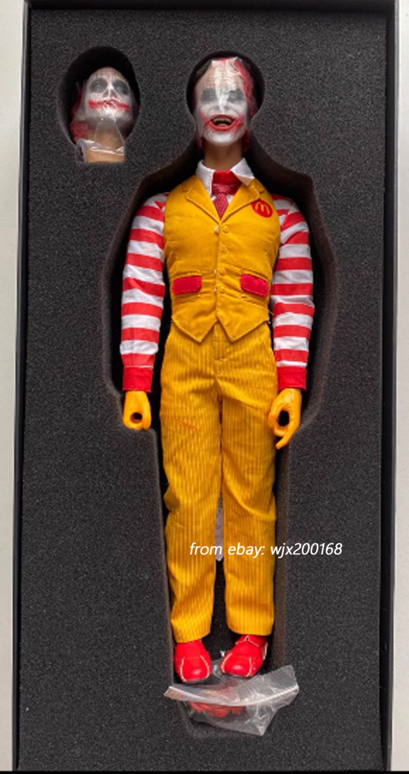 FIRE A015 McDonald&rsquo;s Burger Uncle Clown Joker 1/6 Action Figure model collection