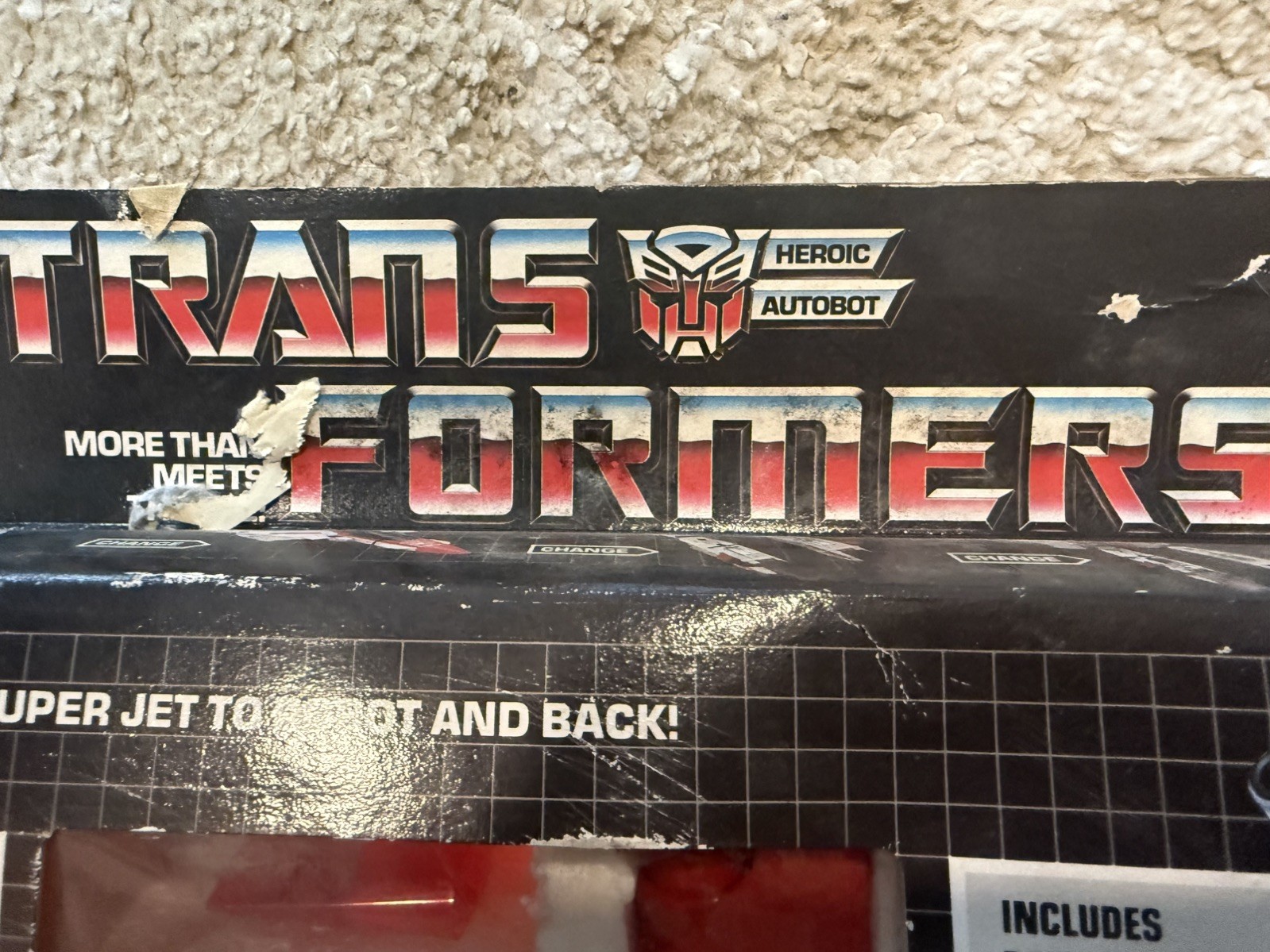 Transformers Jetfire Complete in Box with Inserts 1985 G1 Autobot Vintage