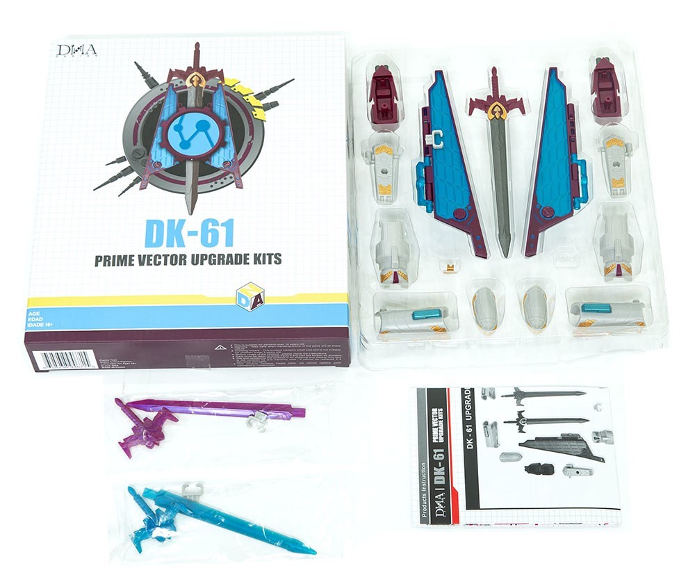 DNA DK-61 Upgrade Kits Accessories For Legacy United Cybertron Prime Vector toy