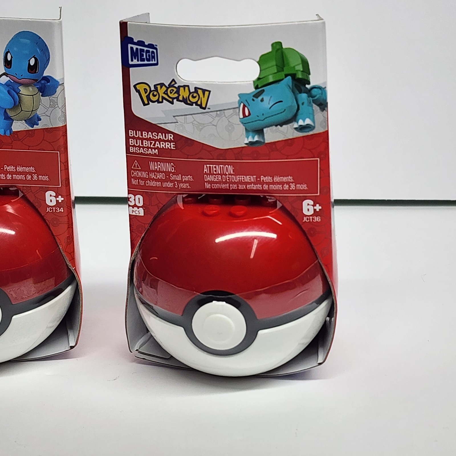 MEGA Pokemon Squirtle & Bulbasaur (JCT34 & JCT36) New In Box