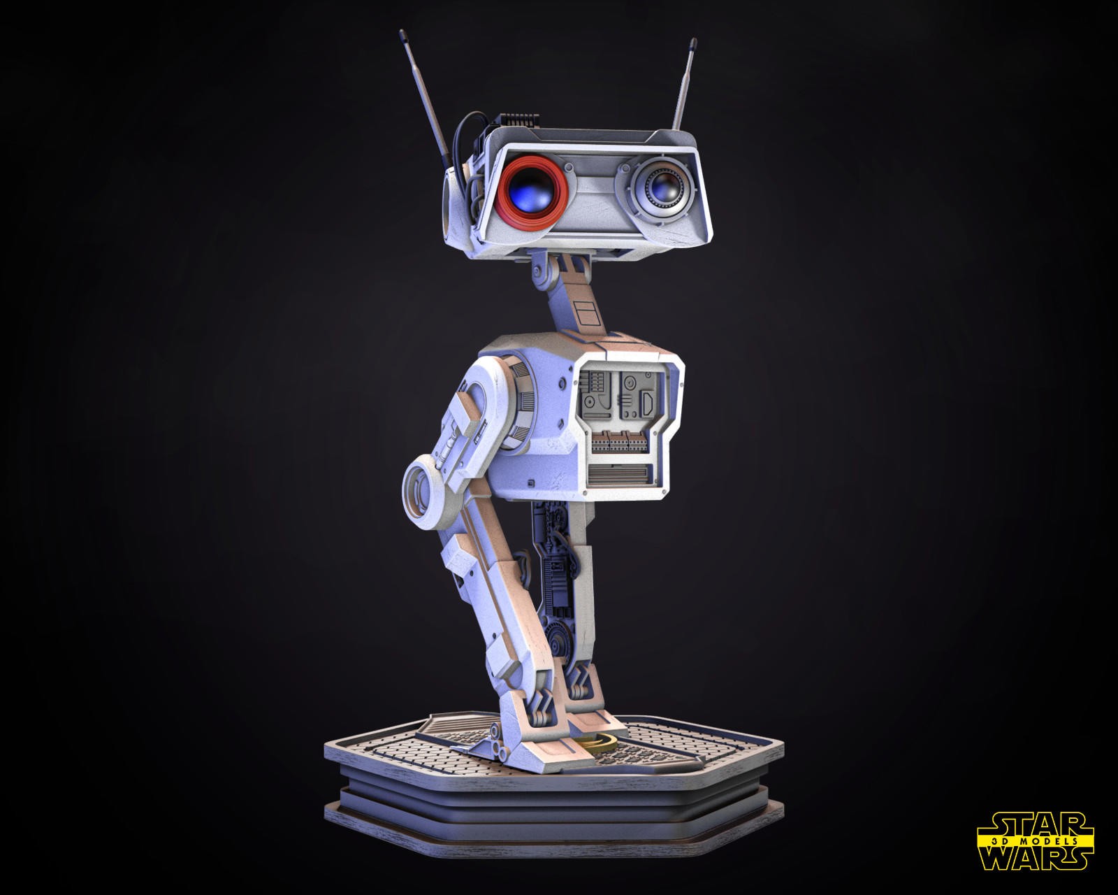 BD‑1 Droid | 1/8 Scale Resin Kit | Star Wars Jedi: Fallen Order (Unpainted)